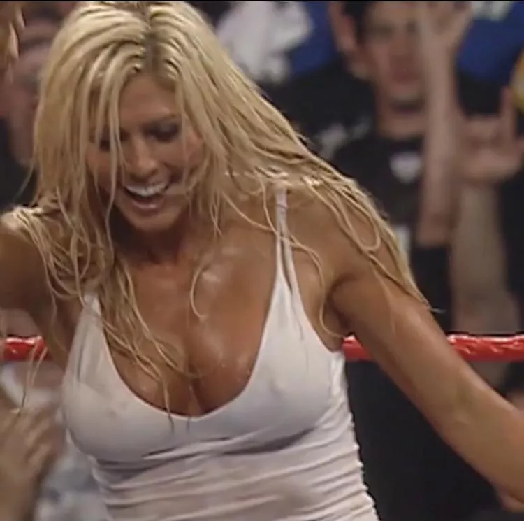 Torrie was more suited for a wet t shirt contest than a wrestling ring