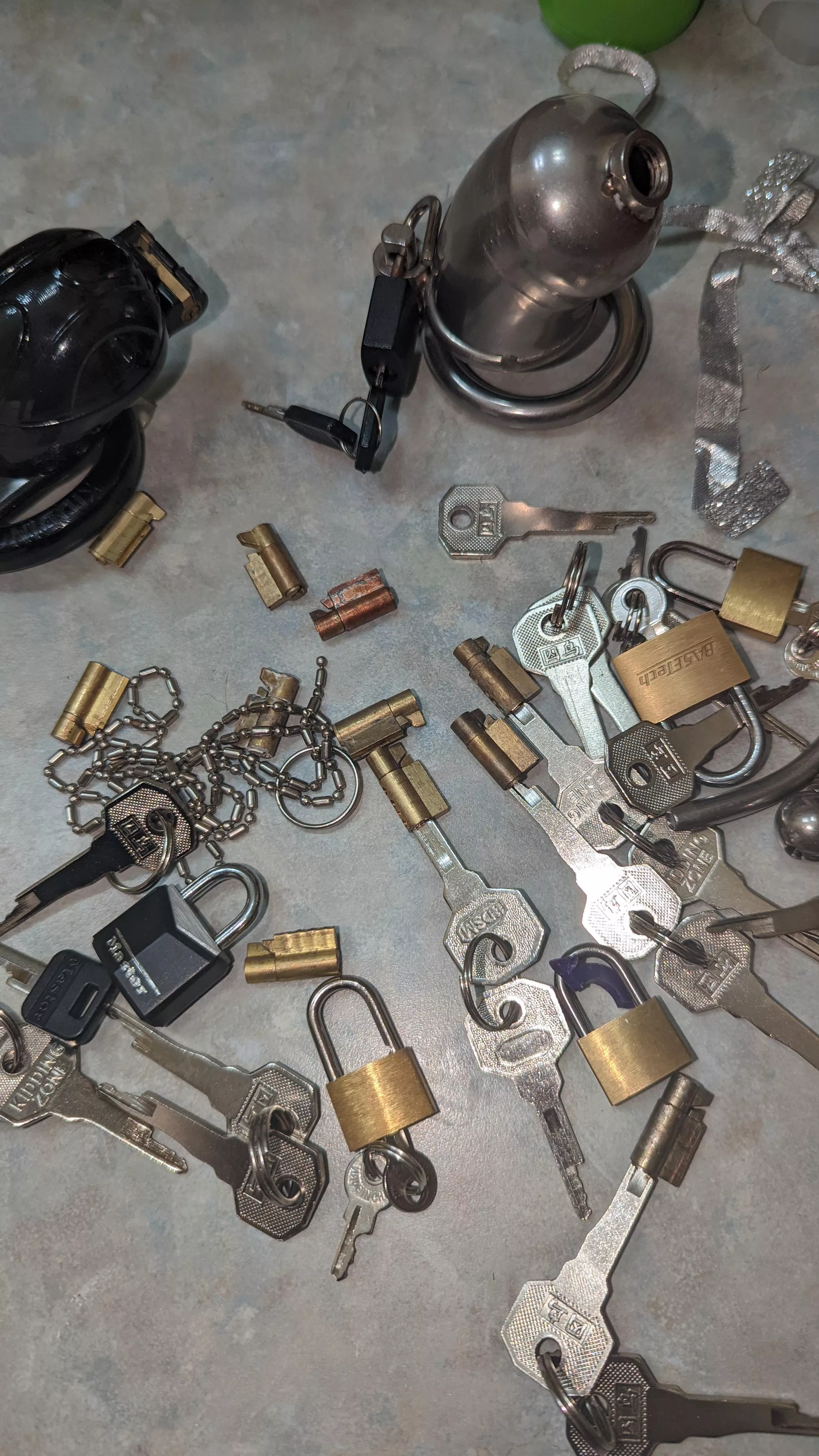 totally normal, right? to have this many locks & keys?