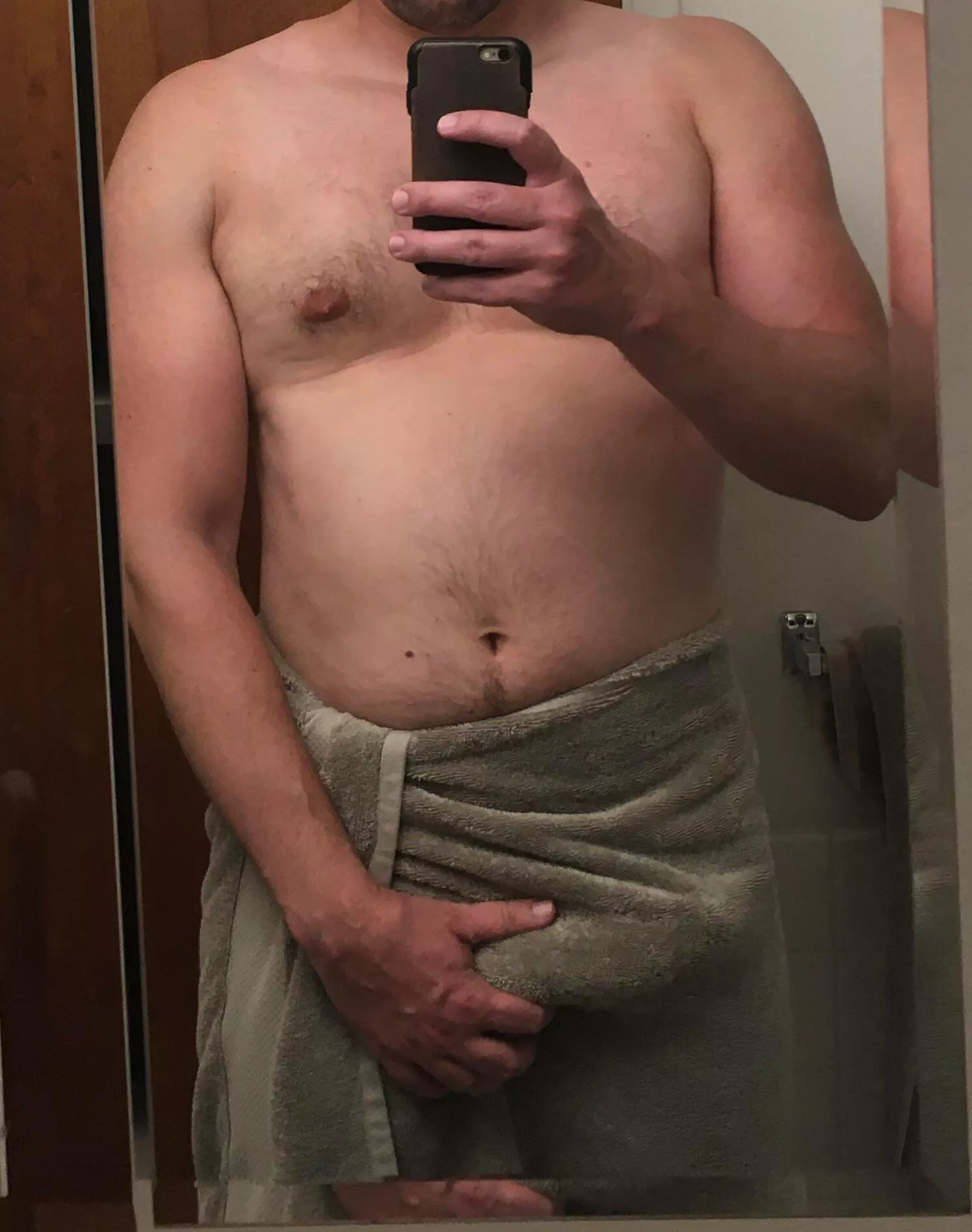 Towel outline, I’m 6’5” for scale ;)