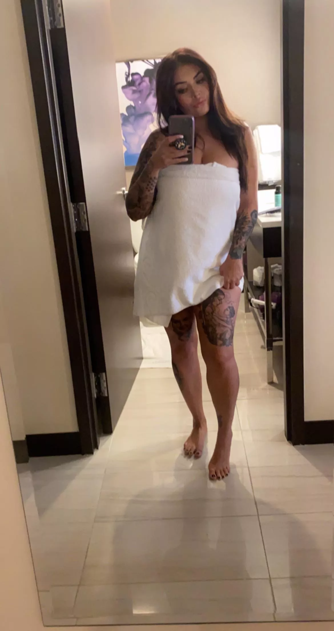 Towels and tattoos?