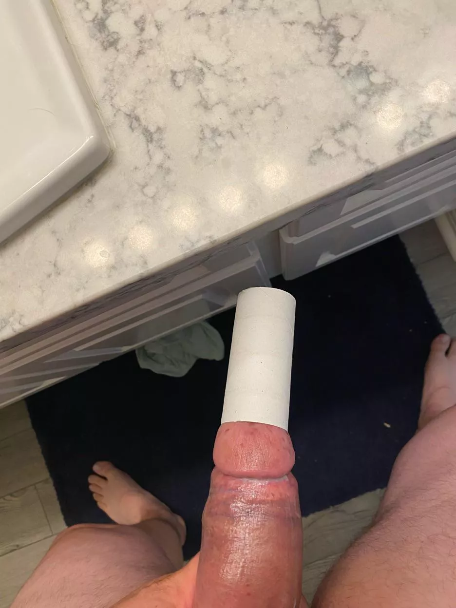 TP roll vs thick cock compare