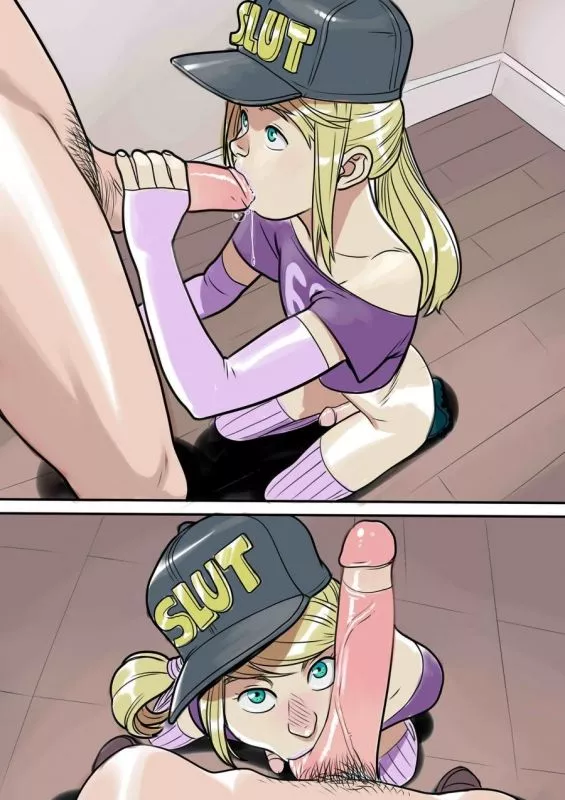 “ Trap Blowjob ” (Artist / Creator : Tekuho _ Hentaitrap.com)