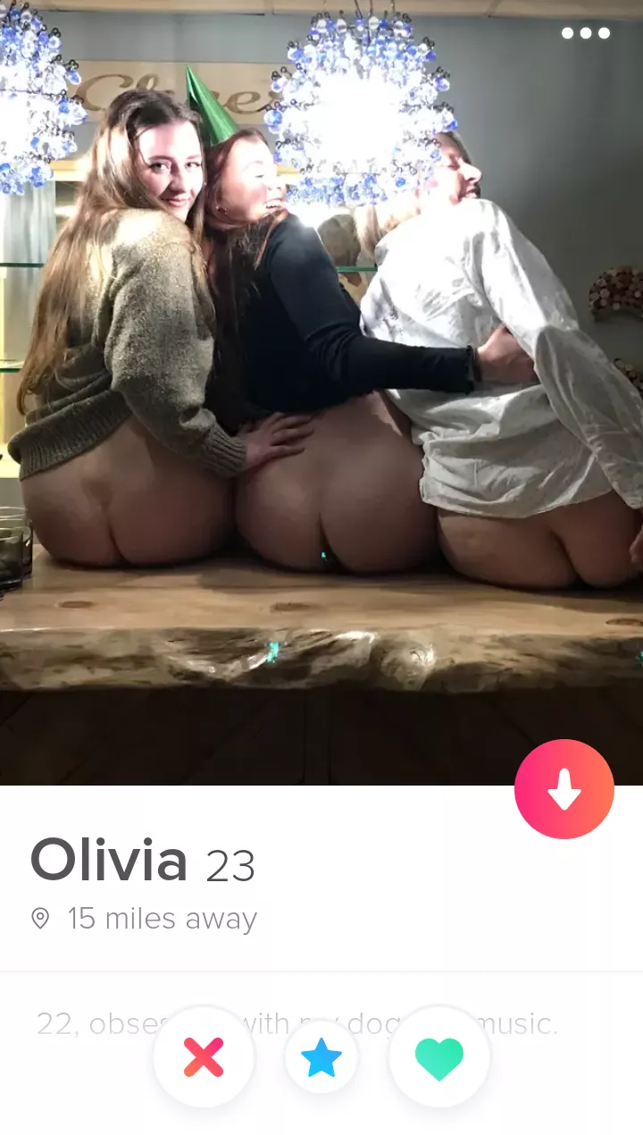 Trashy tinder pic