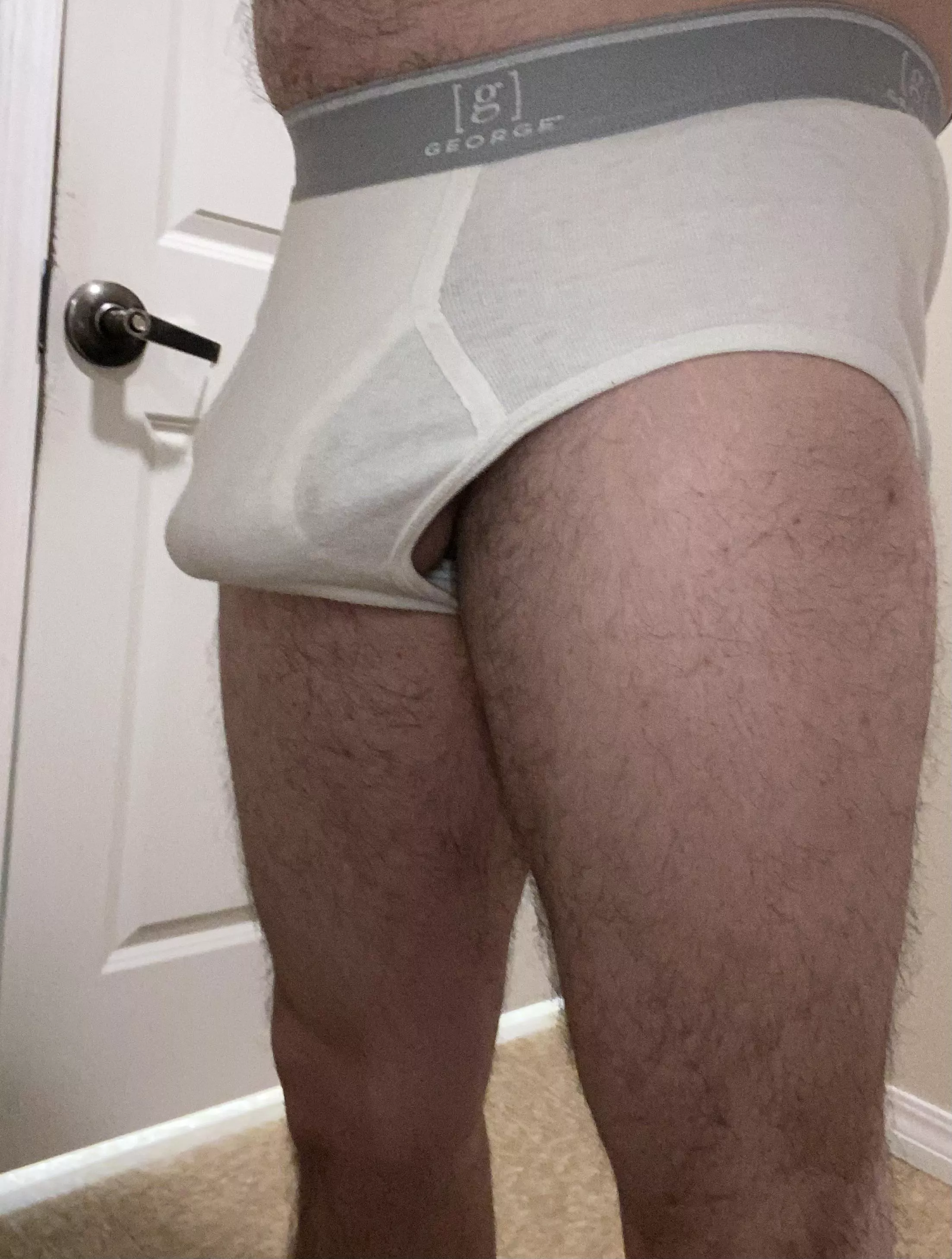 Tried some tighty whities instead of the usual boxer briefs