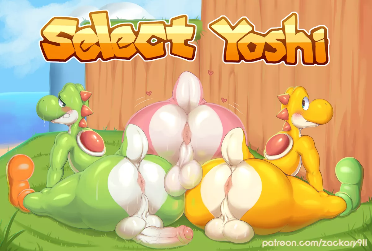 Triple Yoshi Backsack~ (zackary911)