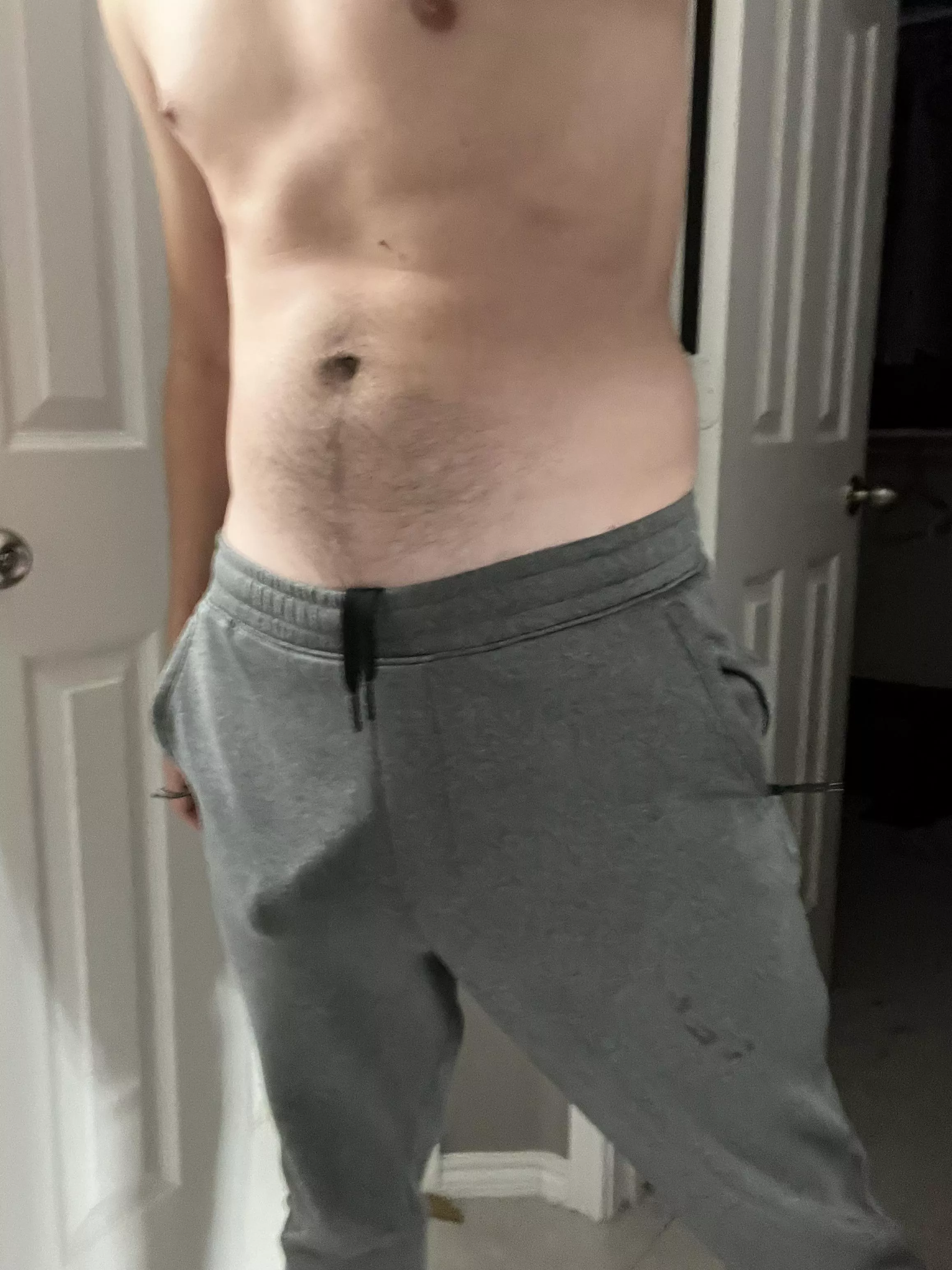 Trying out these new pants, do you think they fit well?