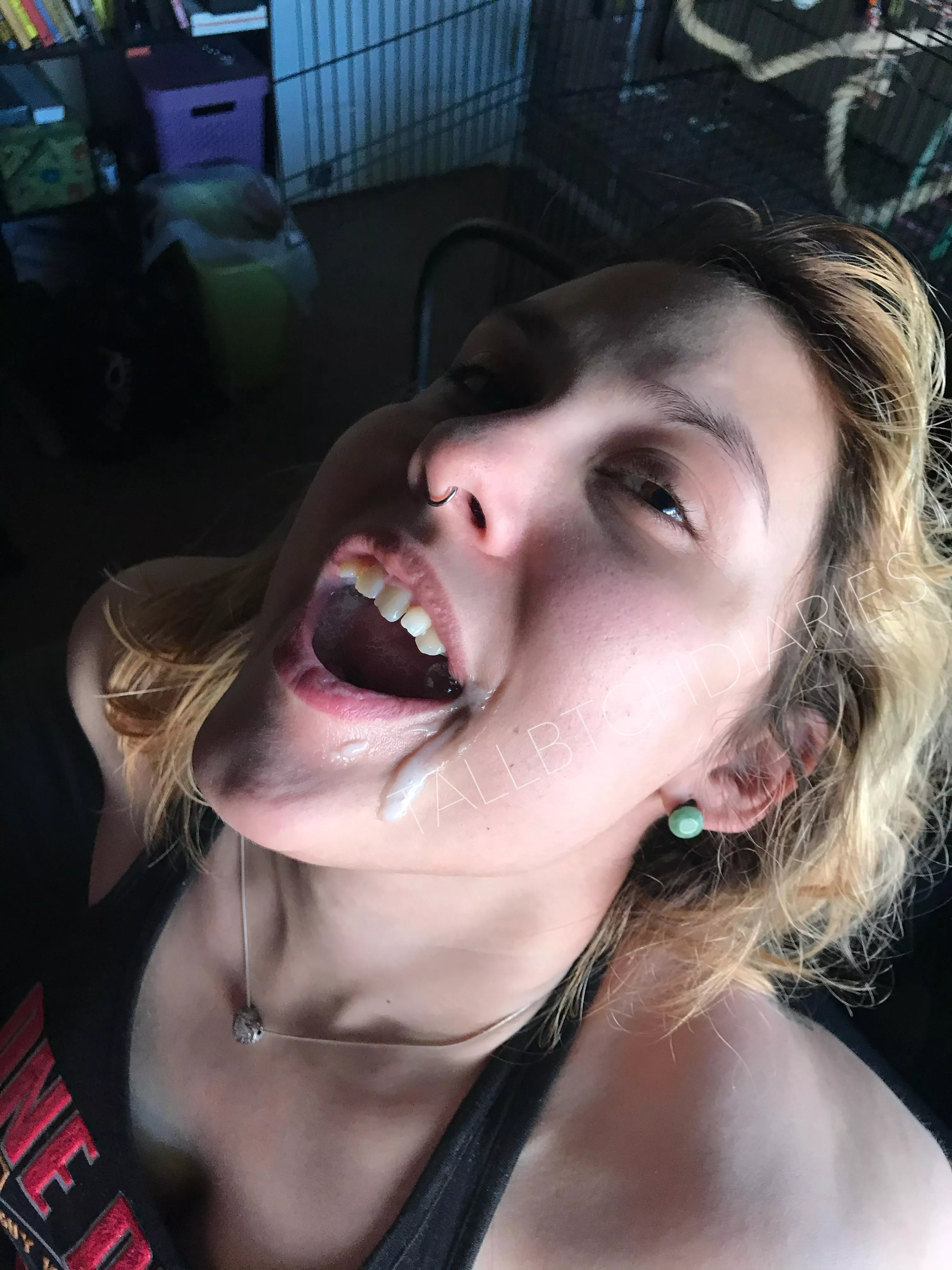 Trying to gurgle this cum ♡