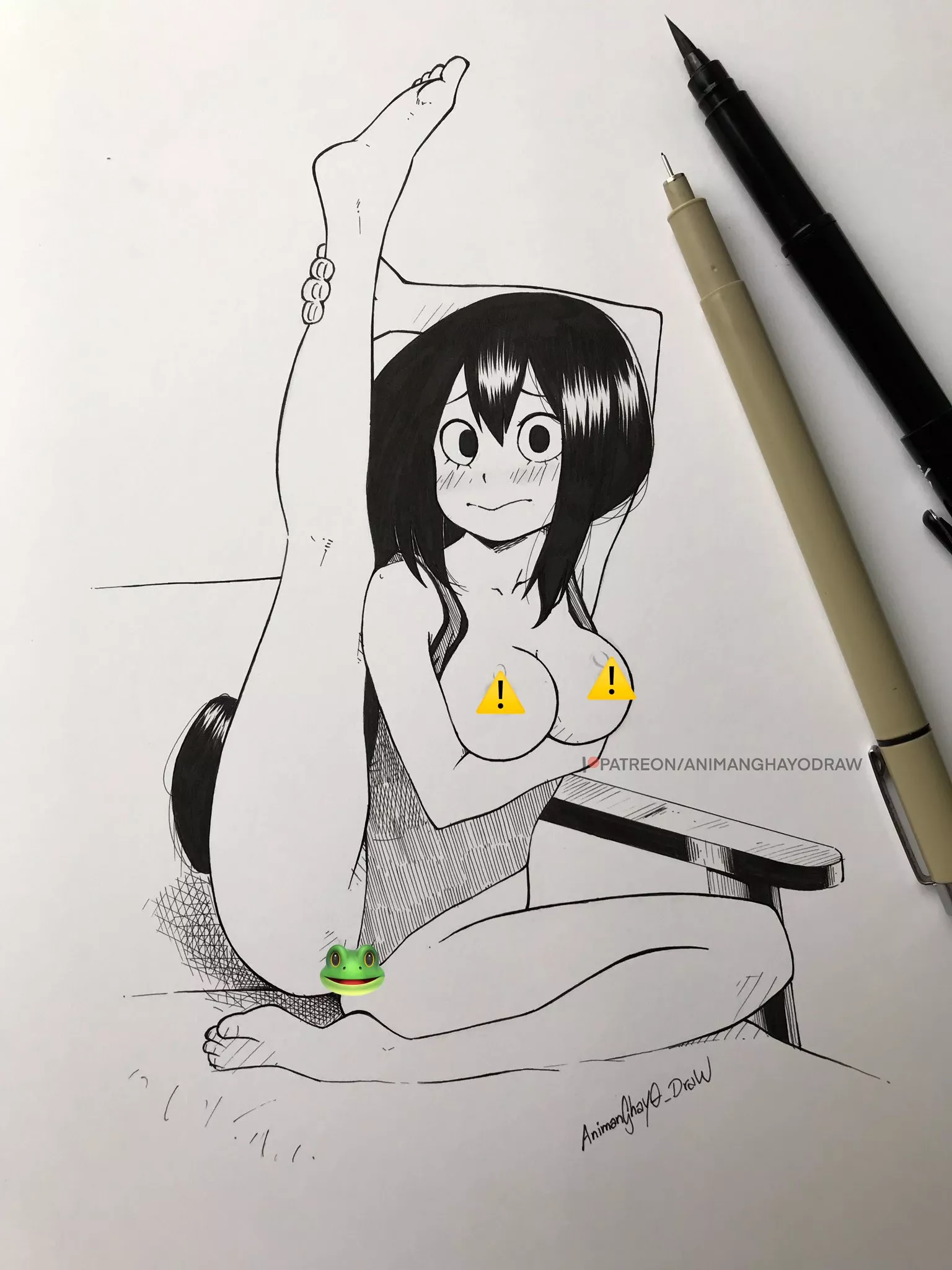 Tsuyu is flexible [Animanghayo_Draw]