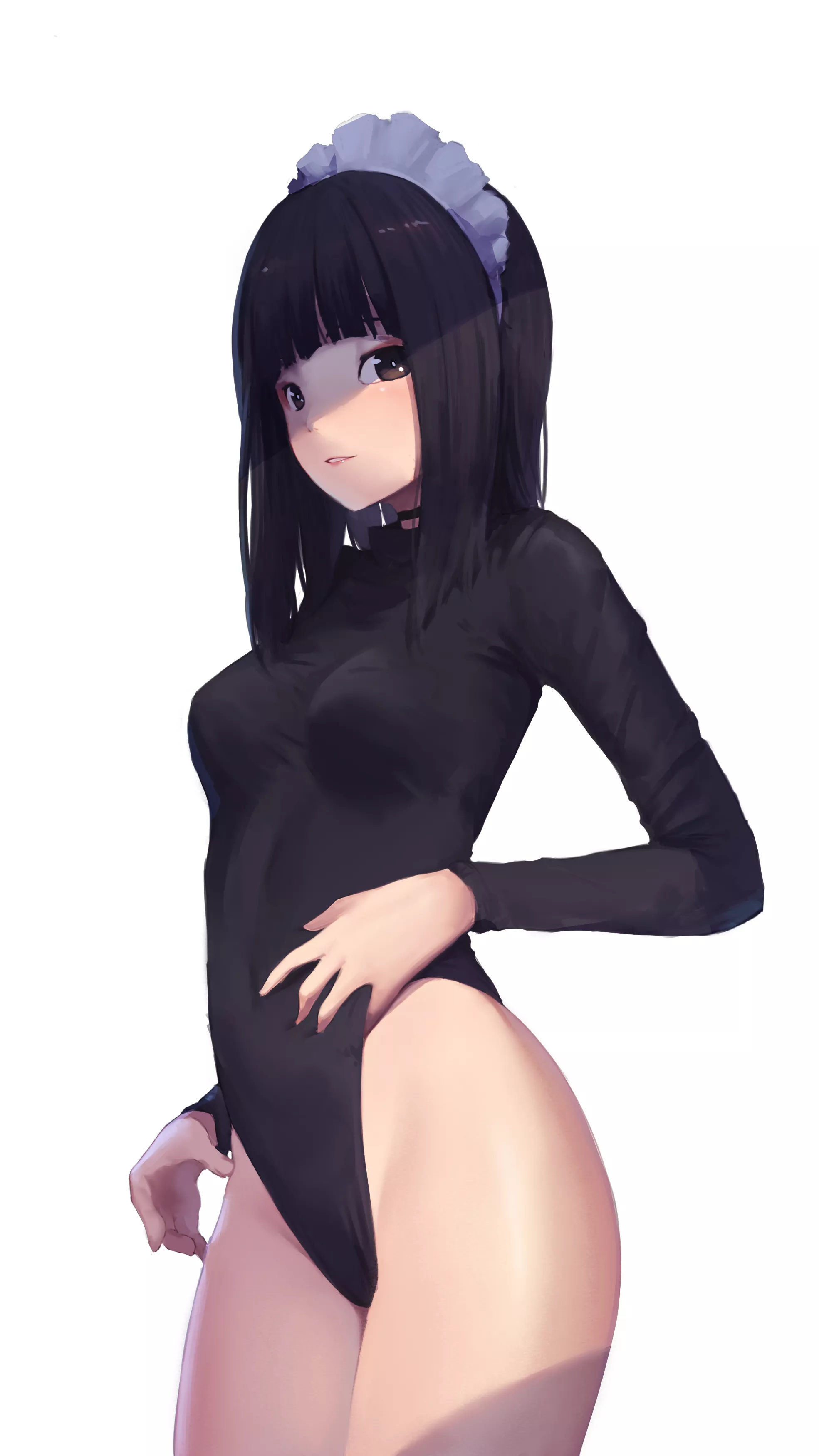 Turtleneck Leotard Maid (Rou) [Original]