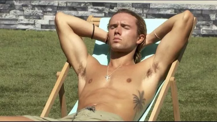 Tyler looking hot sunbathing