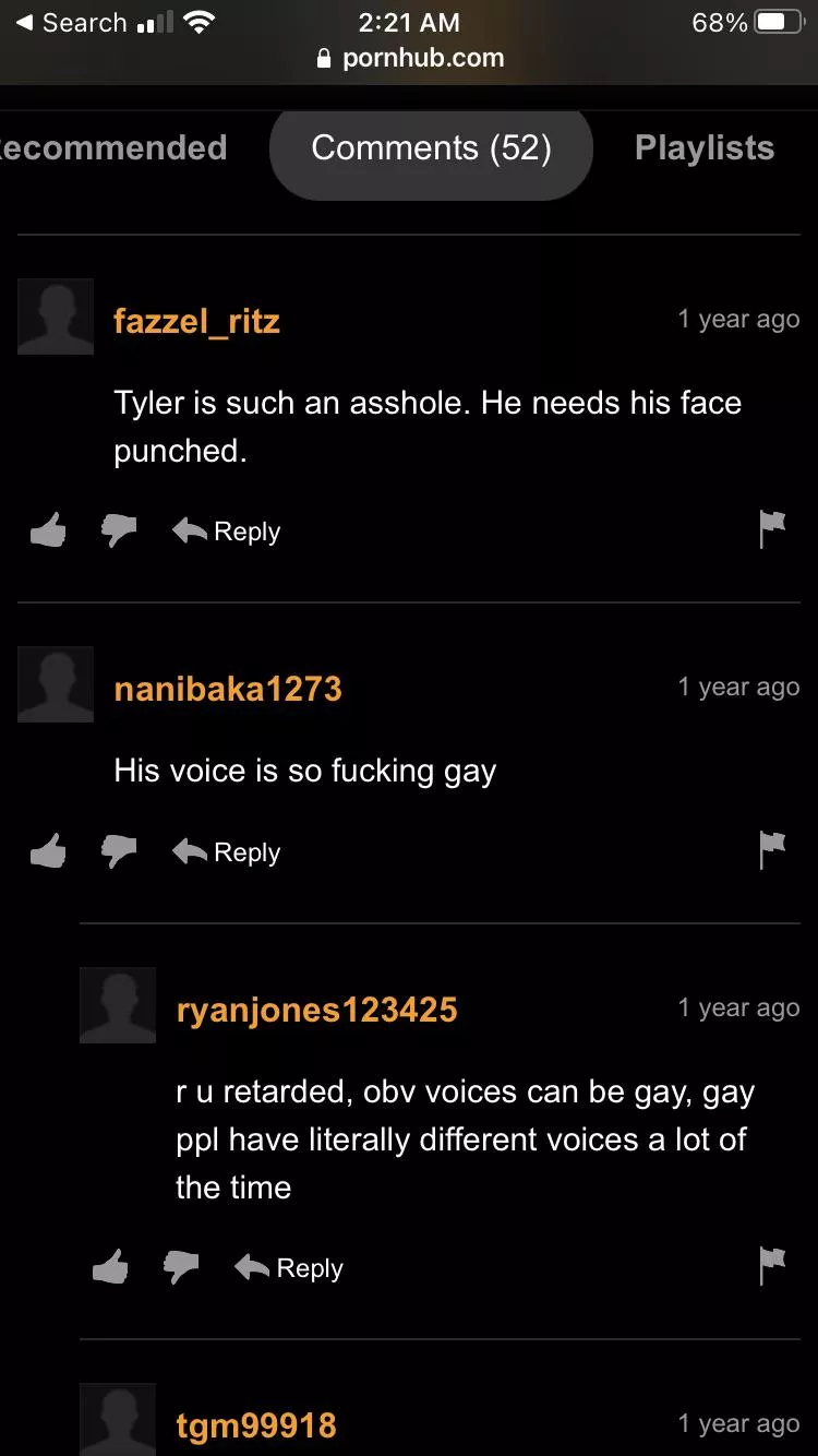 Tyler needs punched