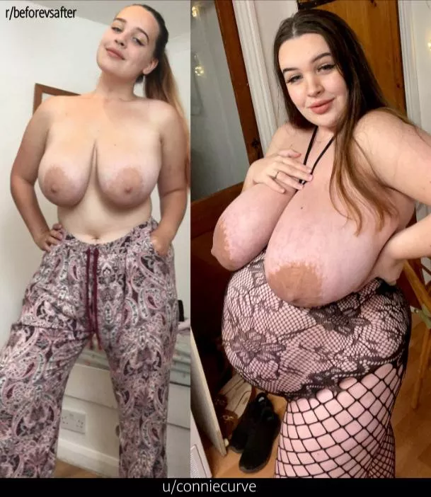 u/conniecurve before and during pregnancy