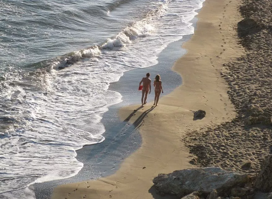 Unwritten rule: Come to the nude beach, leave only footprints.