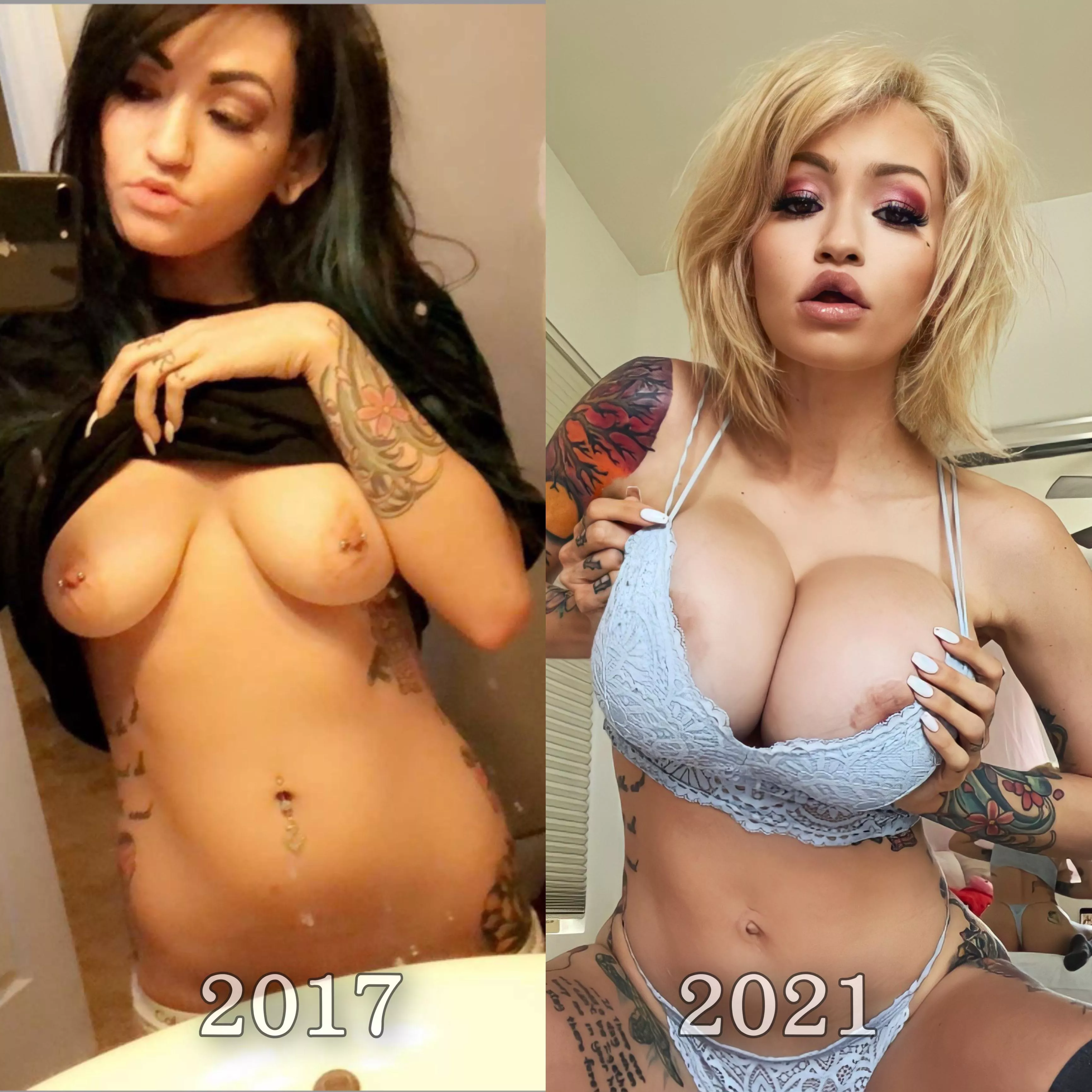 Upgrade in quality of camera AND bimbo!