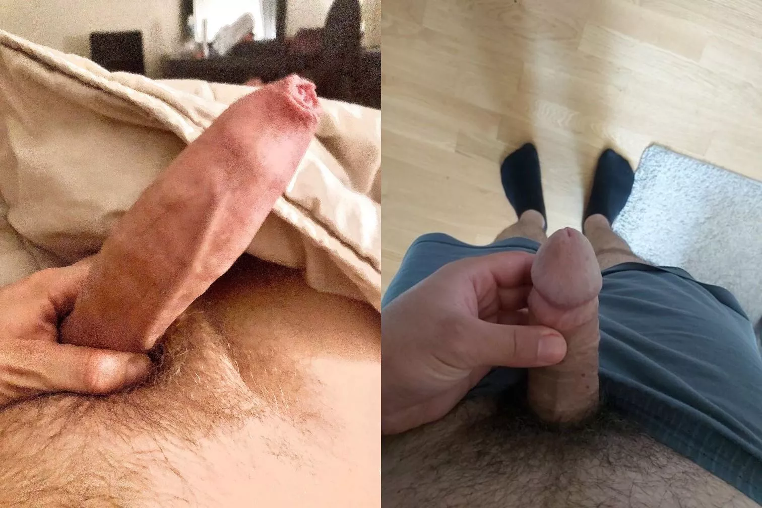 u\PuttingOnTheMask asked me to compare his dick to mine and the difference in size really is quite striking. :D I’m really glad that this is not mine, buddy.