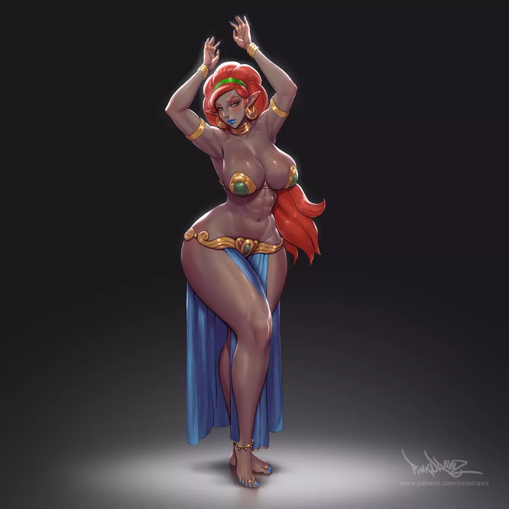 Urbosa has nothing to hide (pinkdrawz)