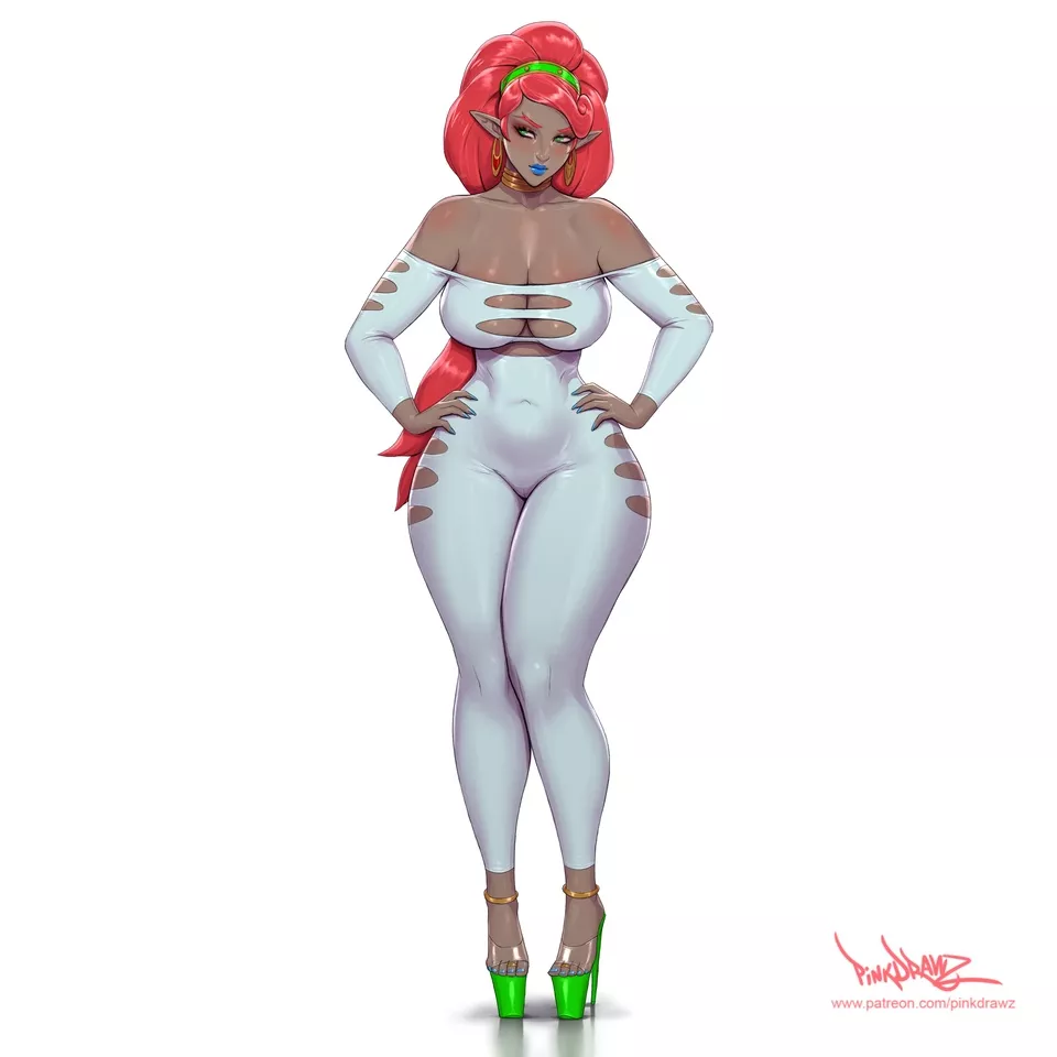 Urbosa scene girl outfit (pinkdrawz) [The Legend of Zelda]