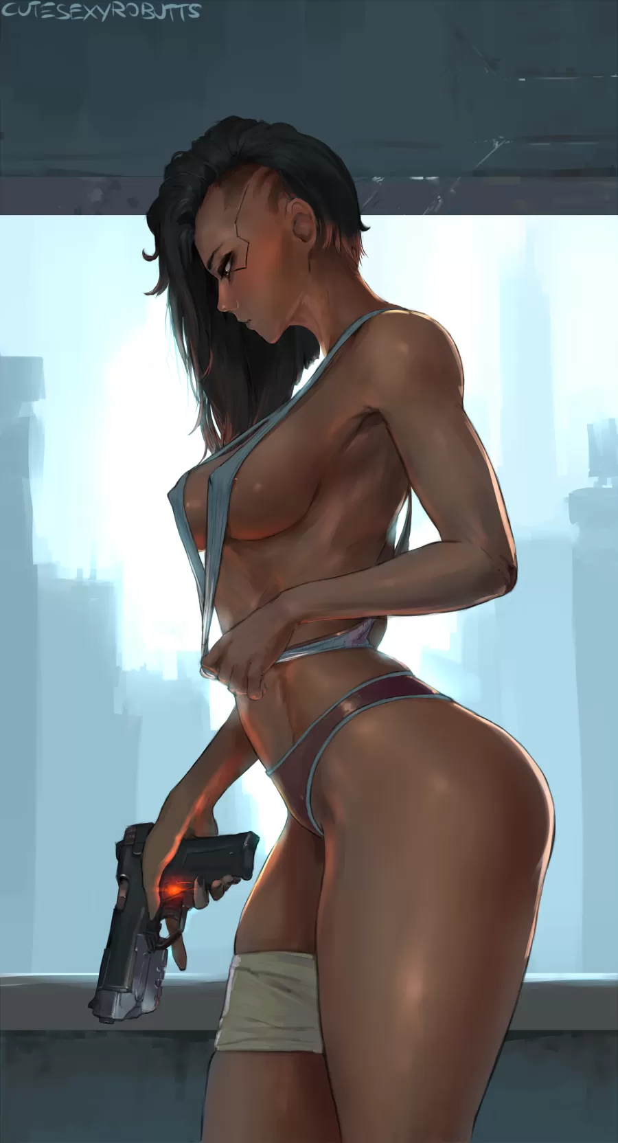 V [Cyberpunk 2077] by Cutesexyrobutts (2018)