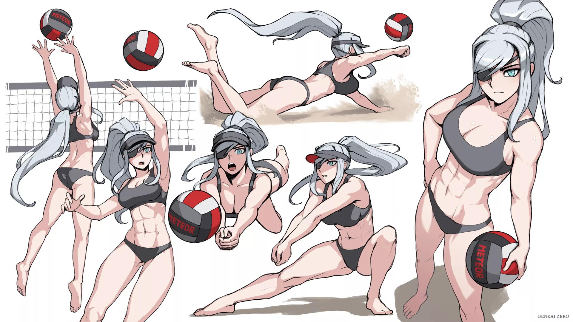 Valestina Playing Volleyball!