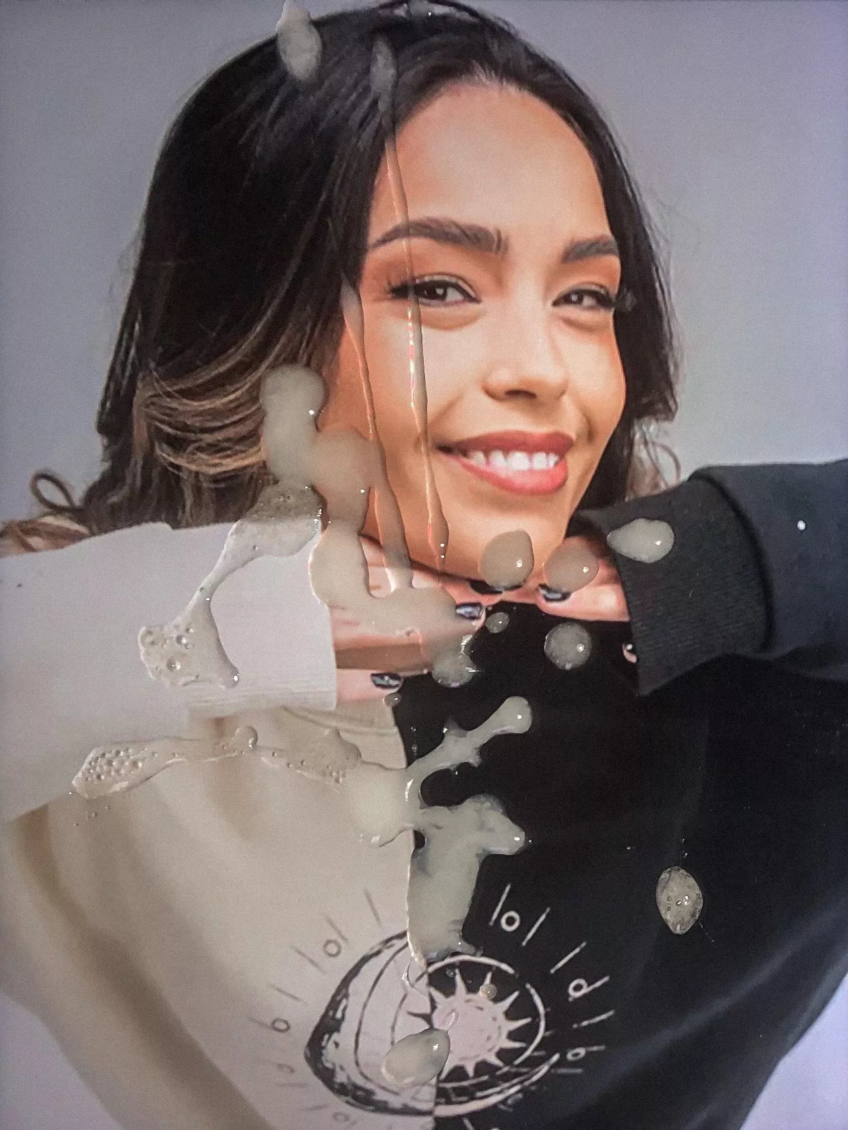 Valkyrae already getting cum stains on her new merch🙈