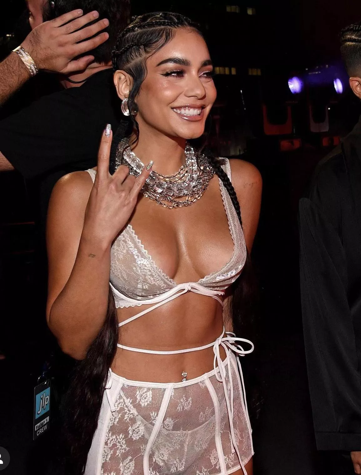 Vanessa Hudgens in a see through outfit