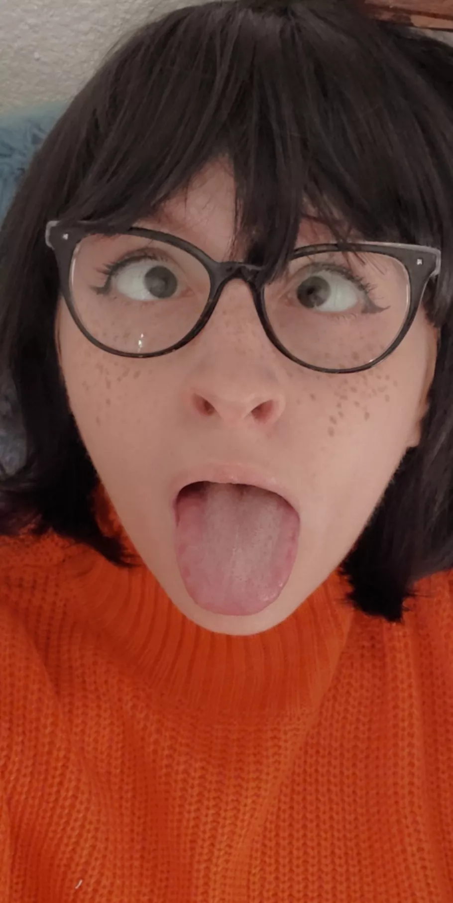 Velma wants you to cum on her face!