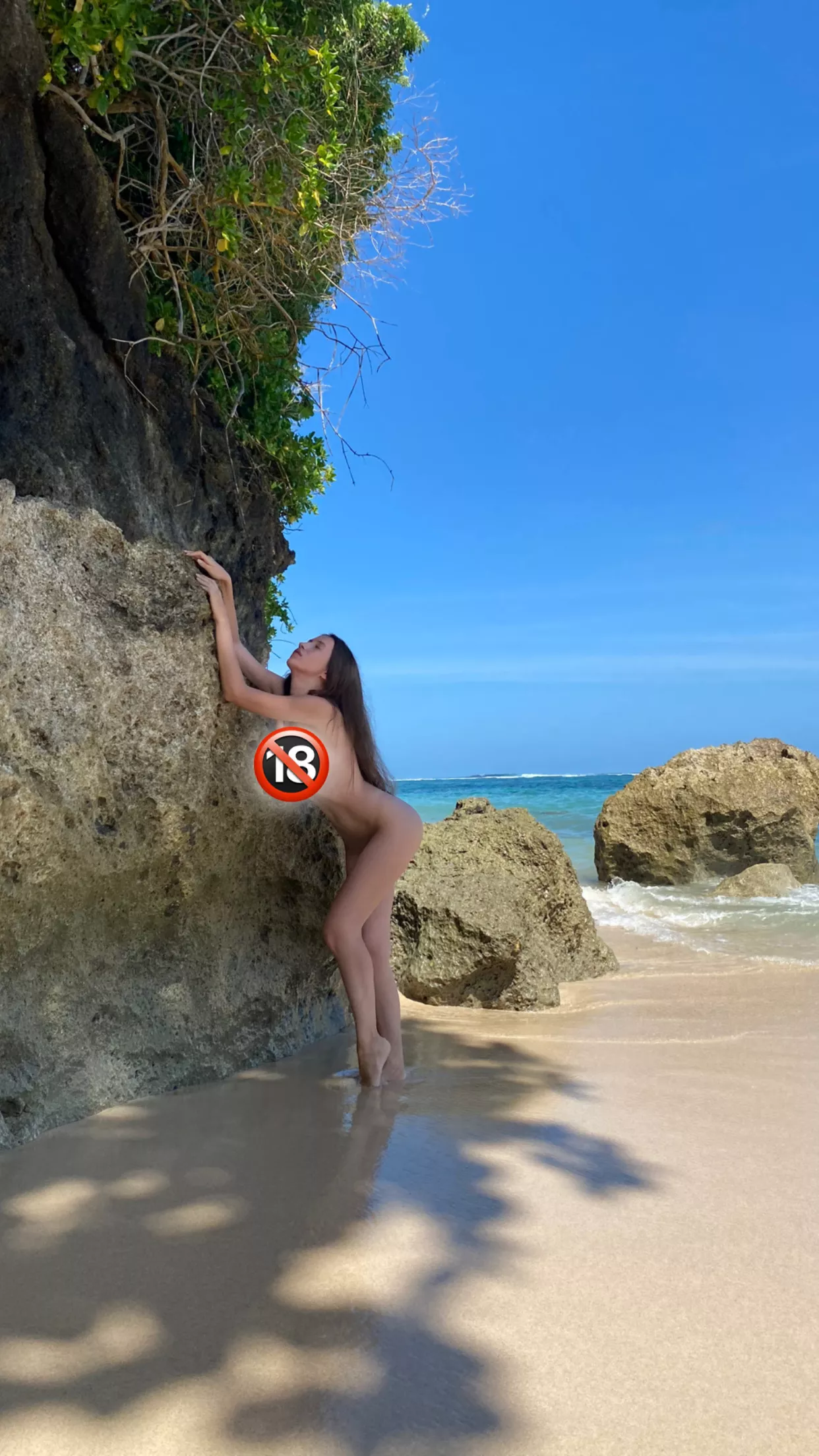 Very hot sand and very hot me🔥 Link in comments💦