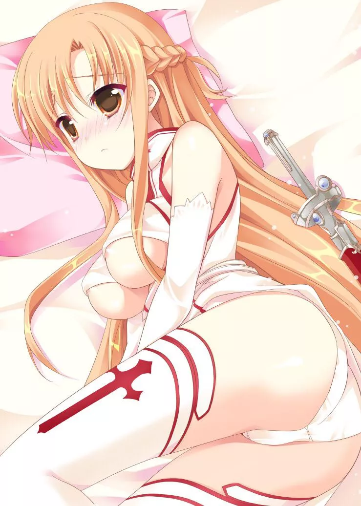 Very lewd and very cute Asuna