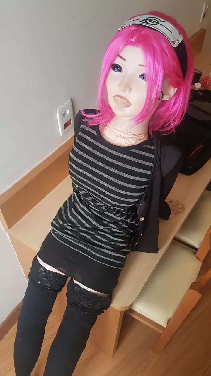 Very very smart AI Sexdoll Naruto Sakura cosplay !