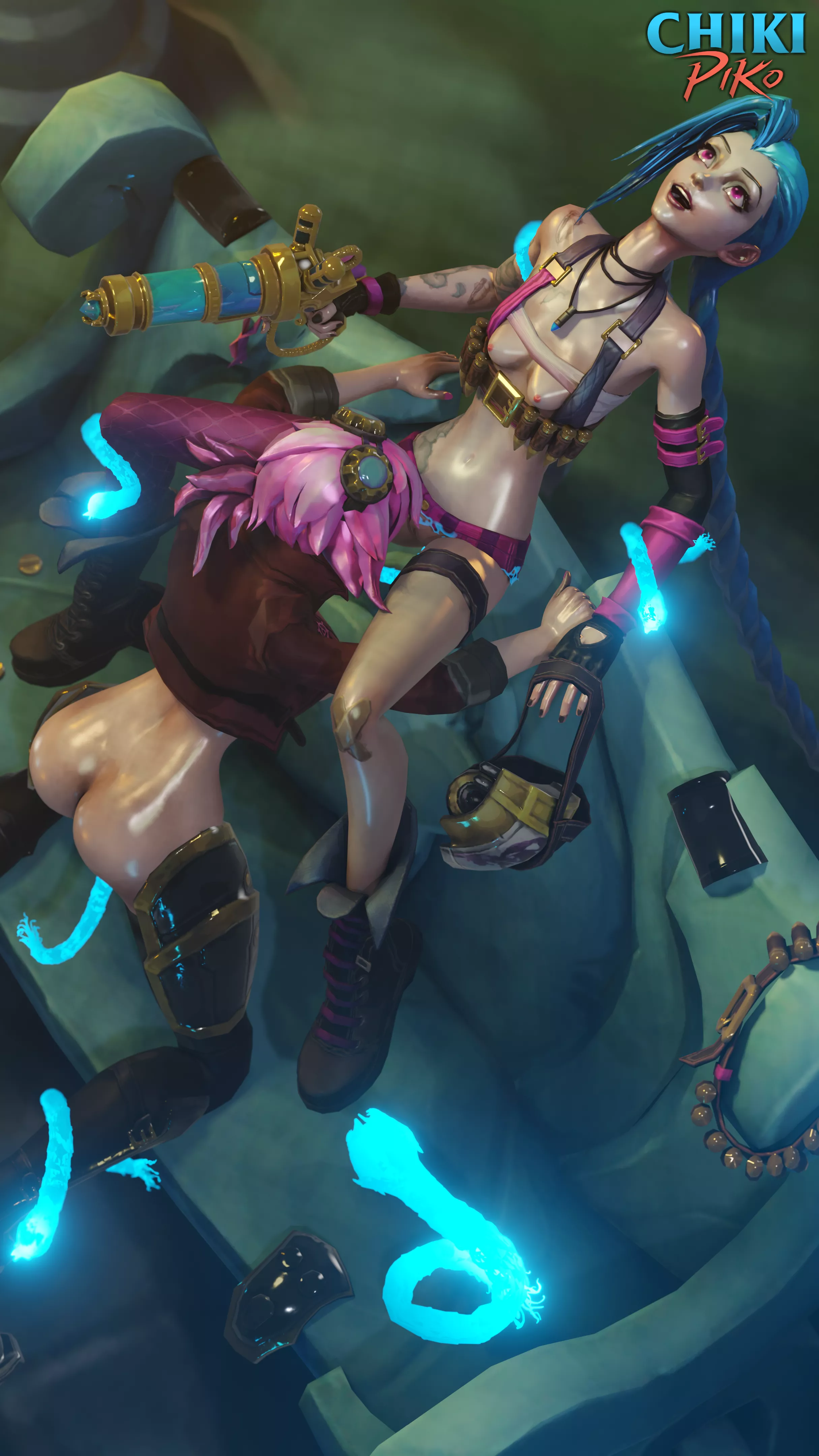 Vi and Jinx (Chikipiko)