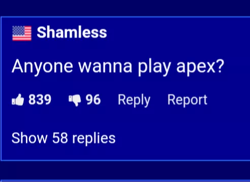 video so boring that guy wanna play Apex Legends (vid source in comments)