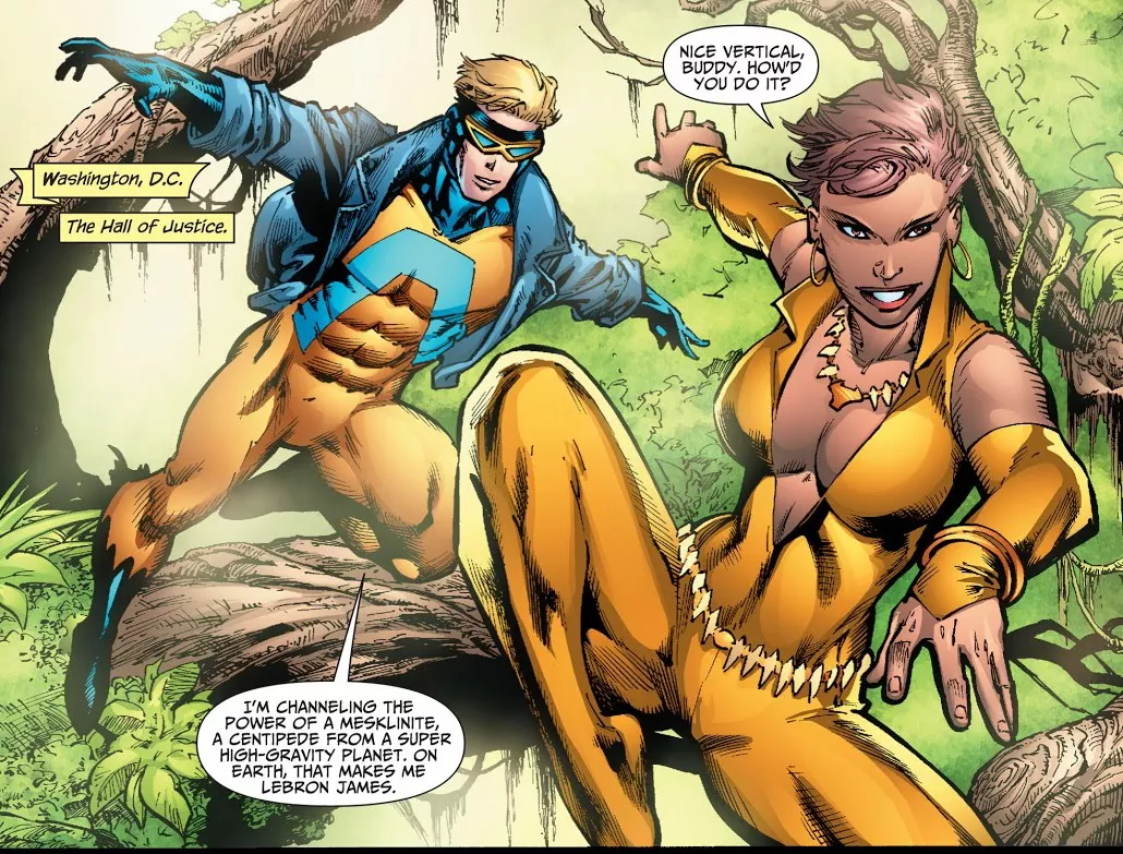 Vixen and Animal Man [Justice League of America v.2 #27]