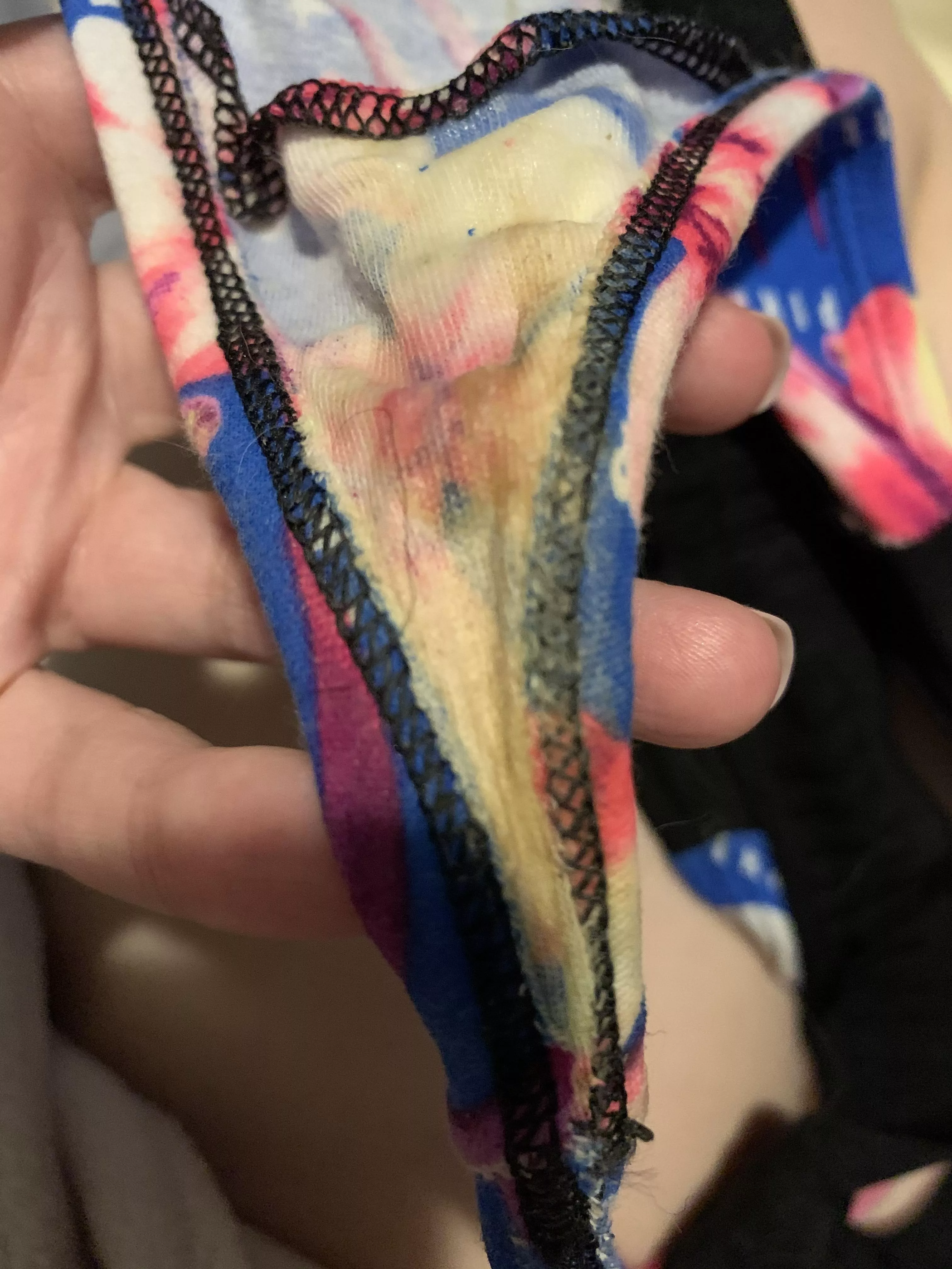 VS thong worn for 3 full days with 100% grool (not pee!)