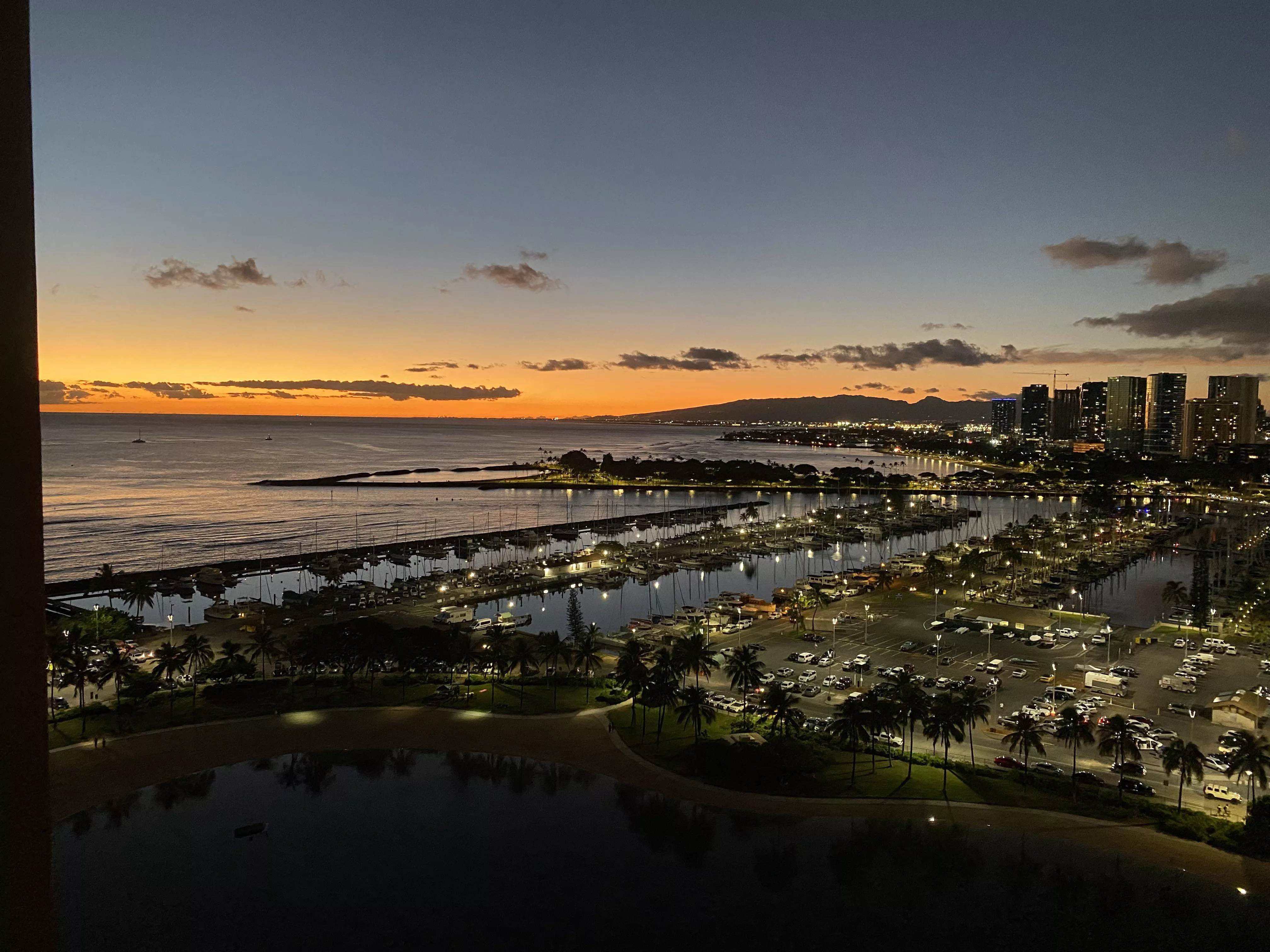 Waikiki at night