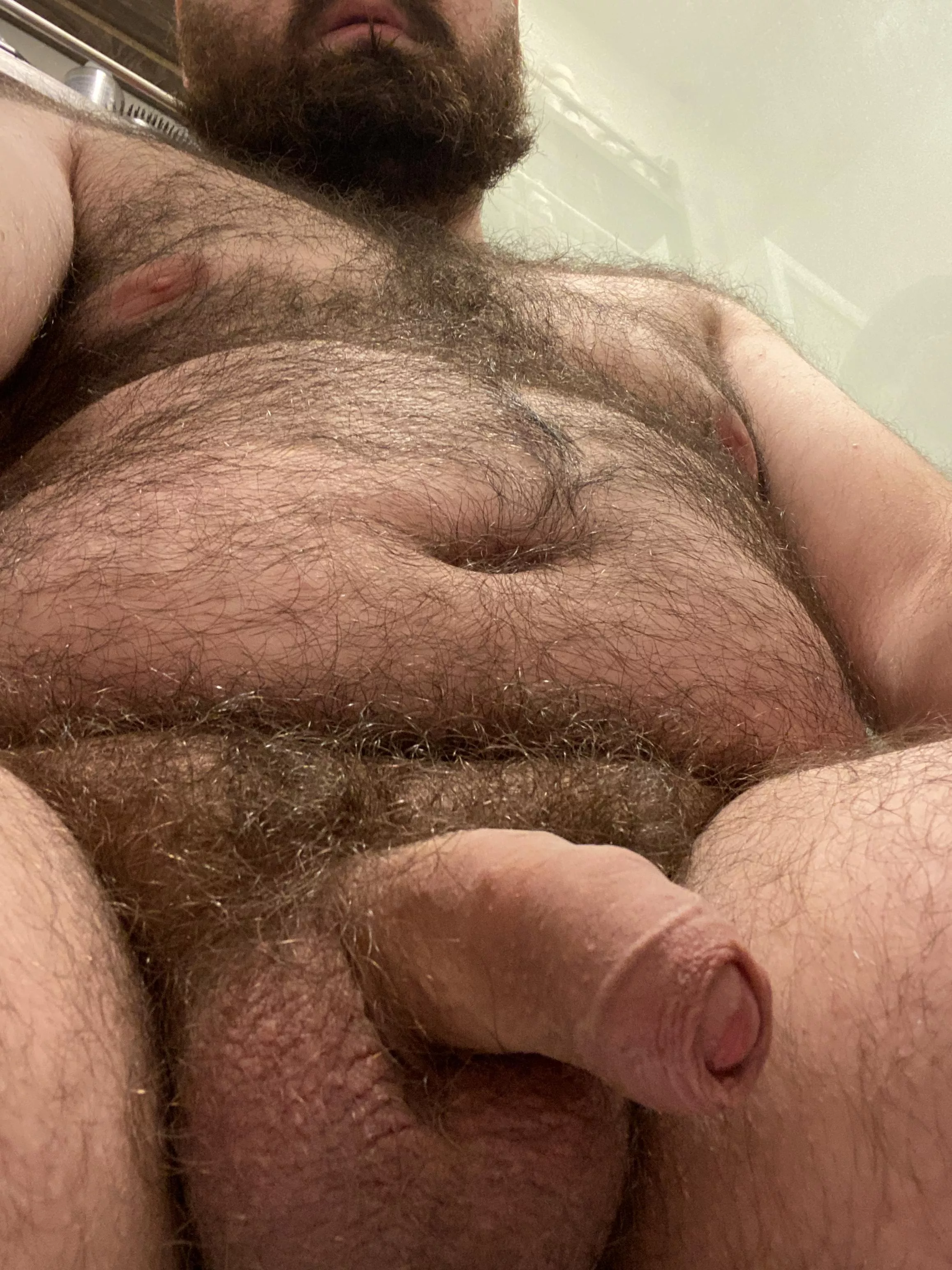 Wanna cum shower with me? Or we should get a bit dirtier before? 😏😈🐻