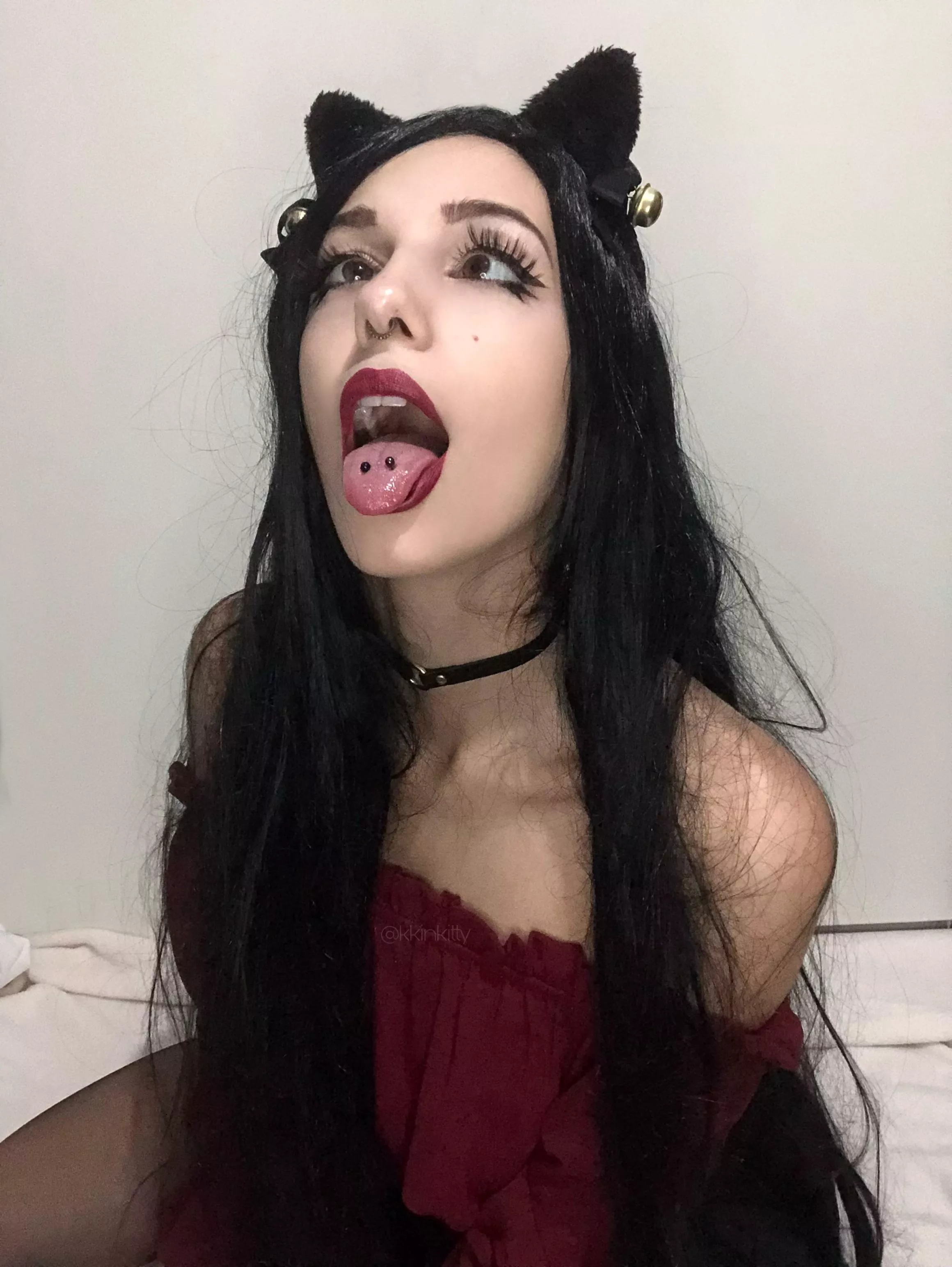 Wanna feed this hungry goth kitten?