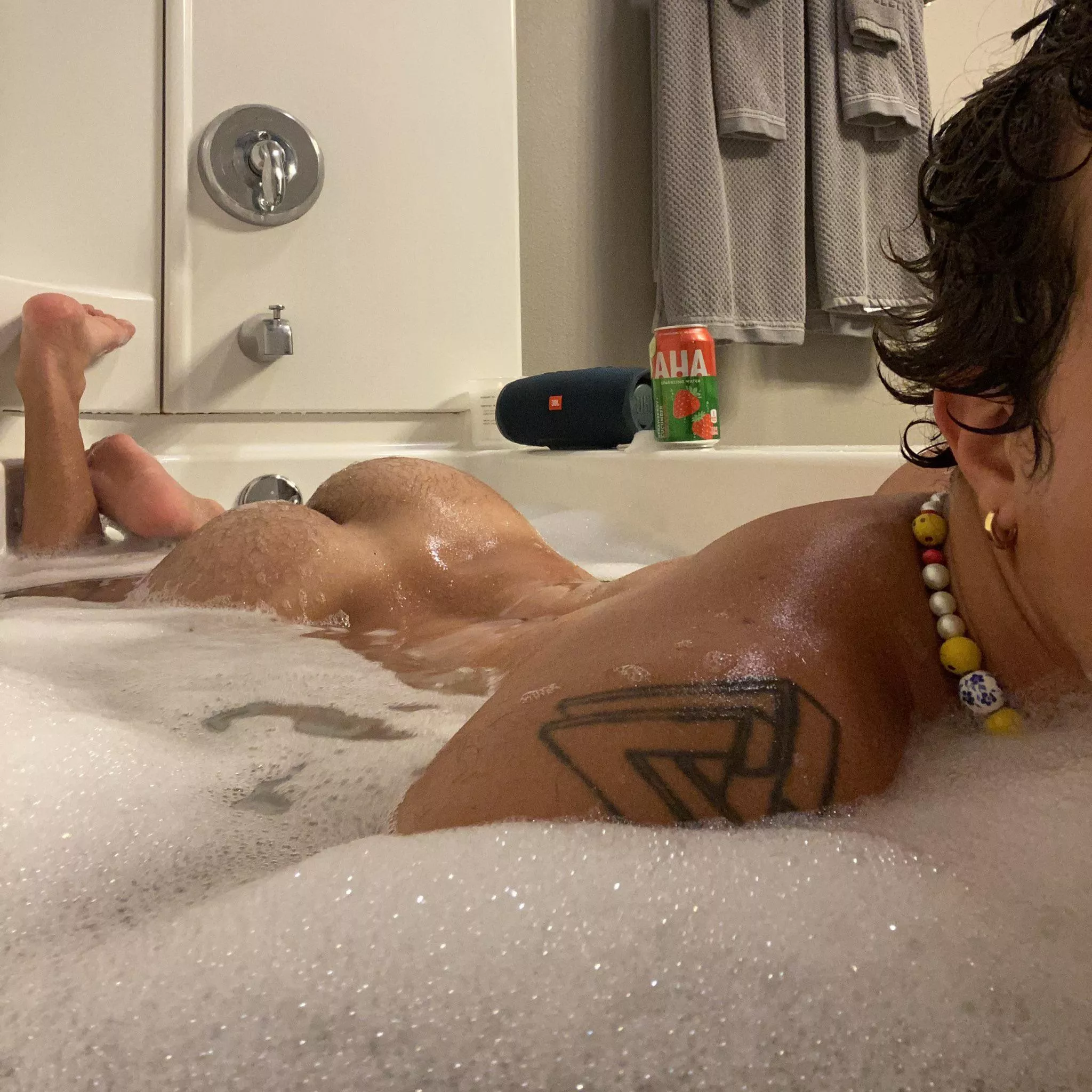 Wanna get in the bath with me?