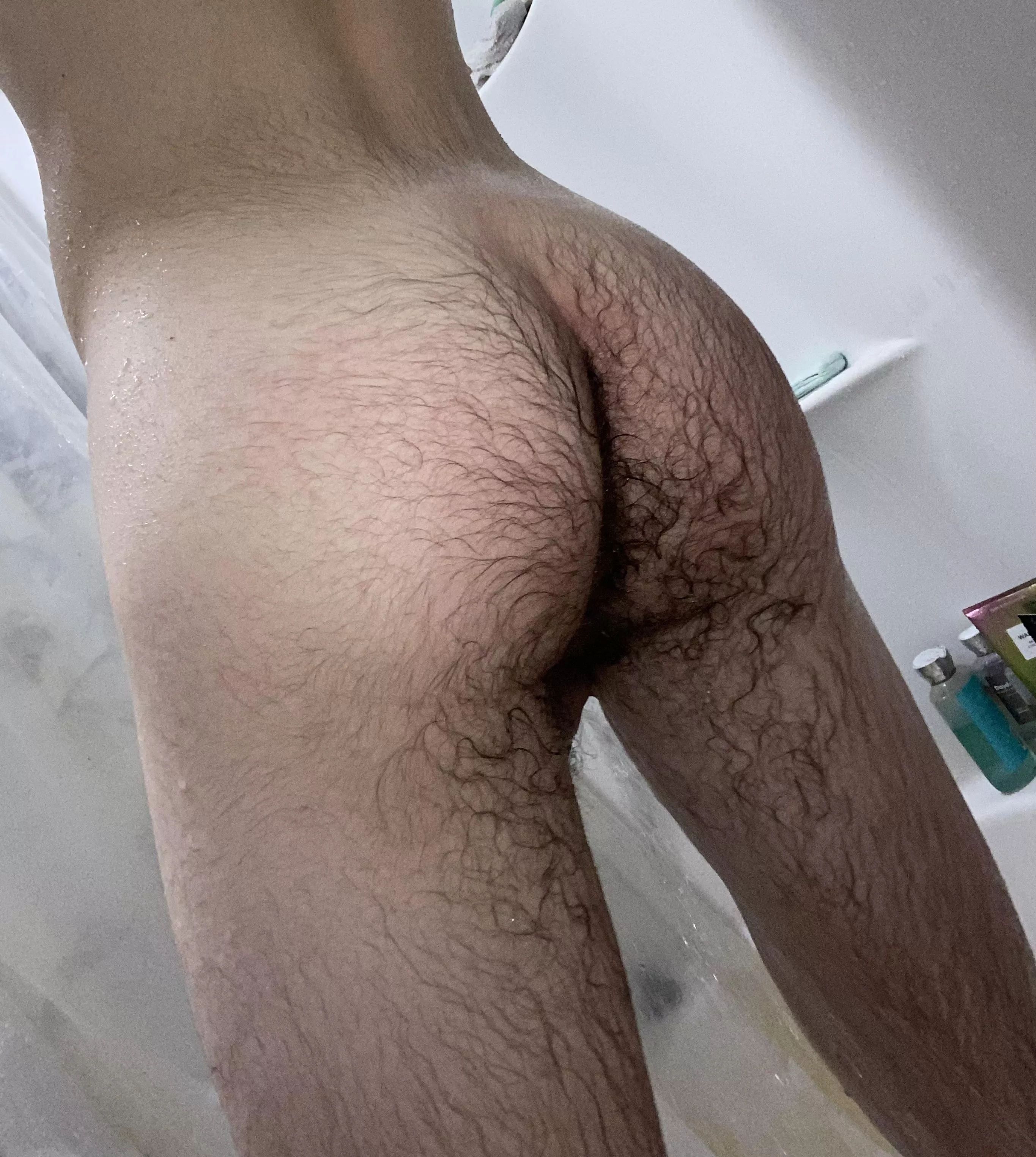 Want to grab my hairy ass?