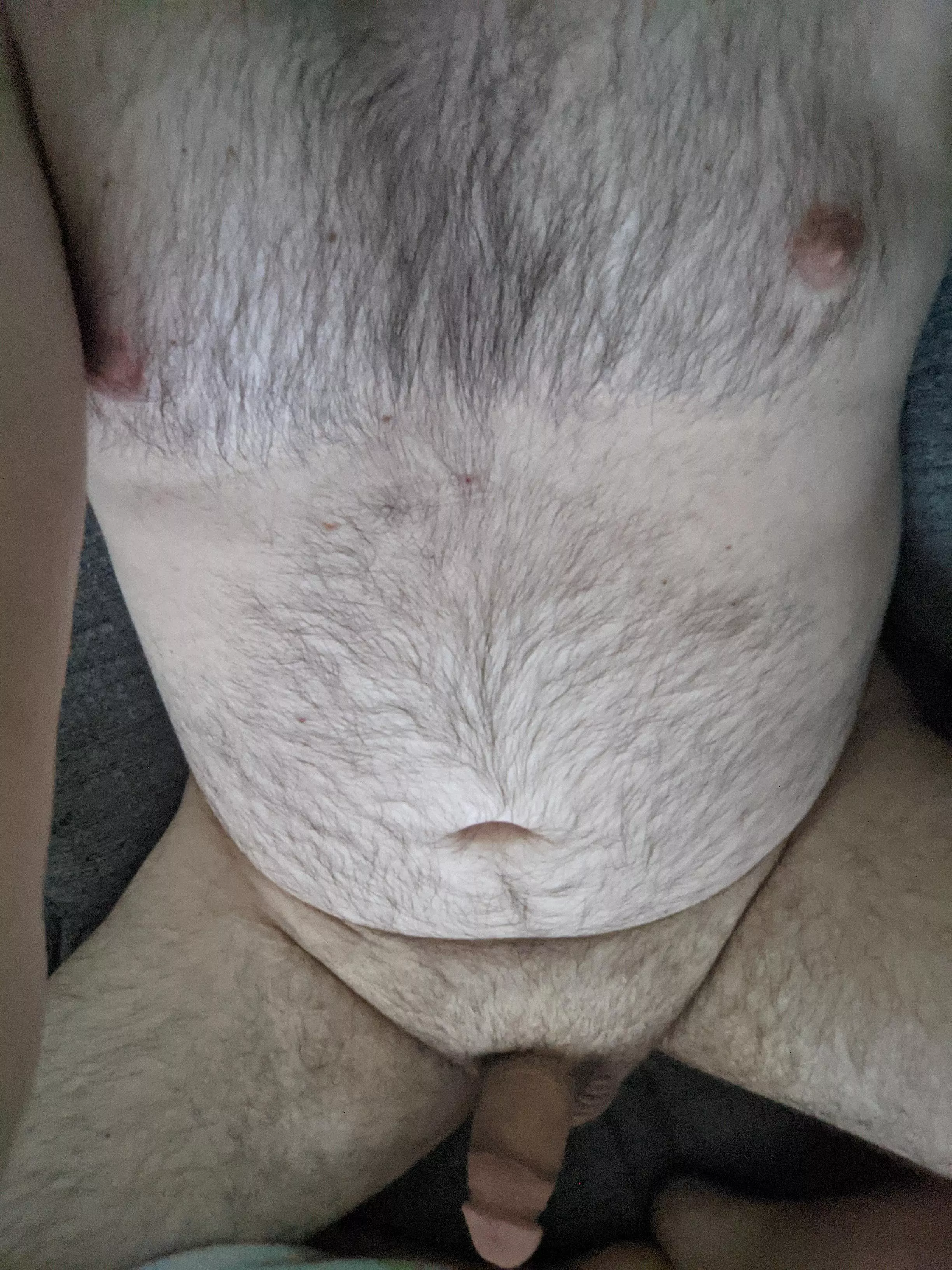 Want to sit on Chubby Daddy this morning?