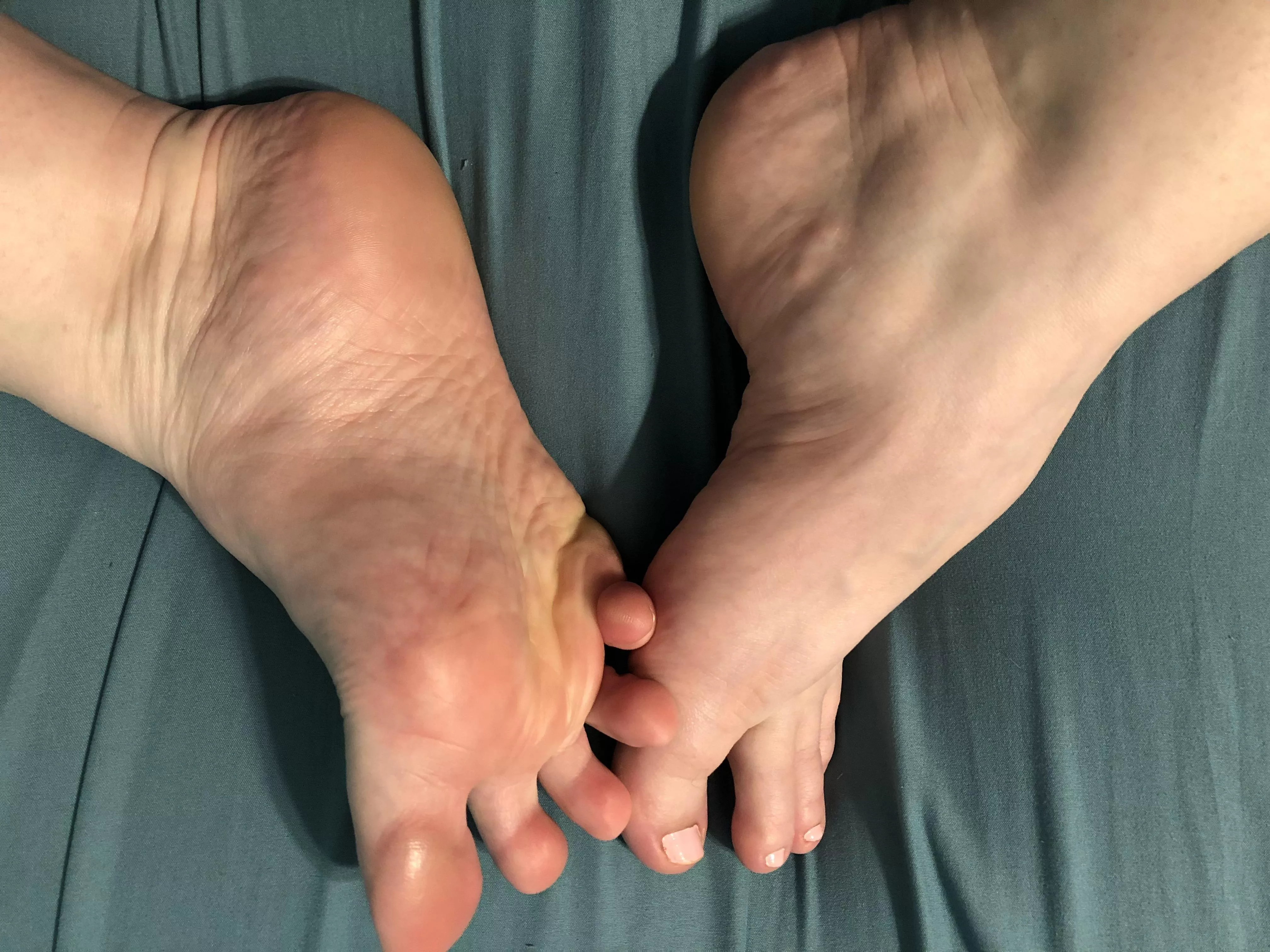 Want to suck on my toes?