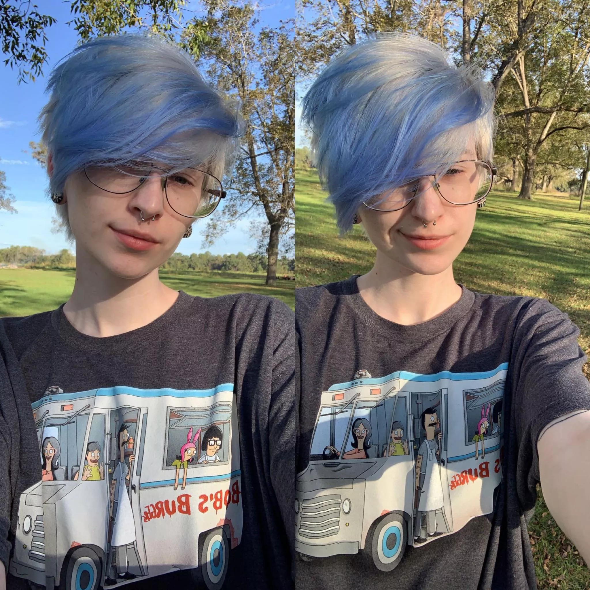 Wanted to show off what I did to my hair!💙🧊