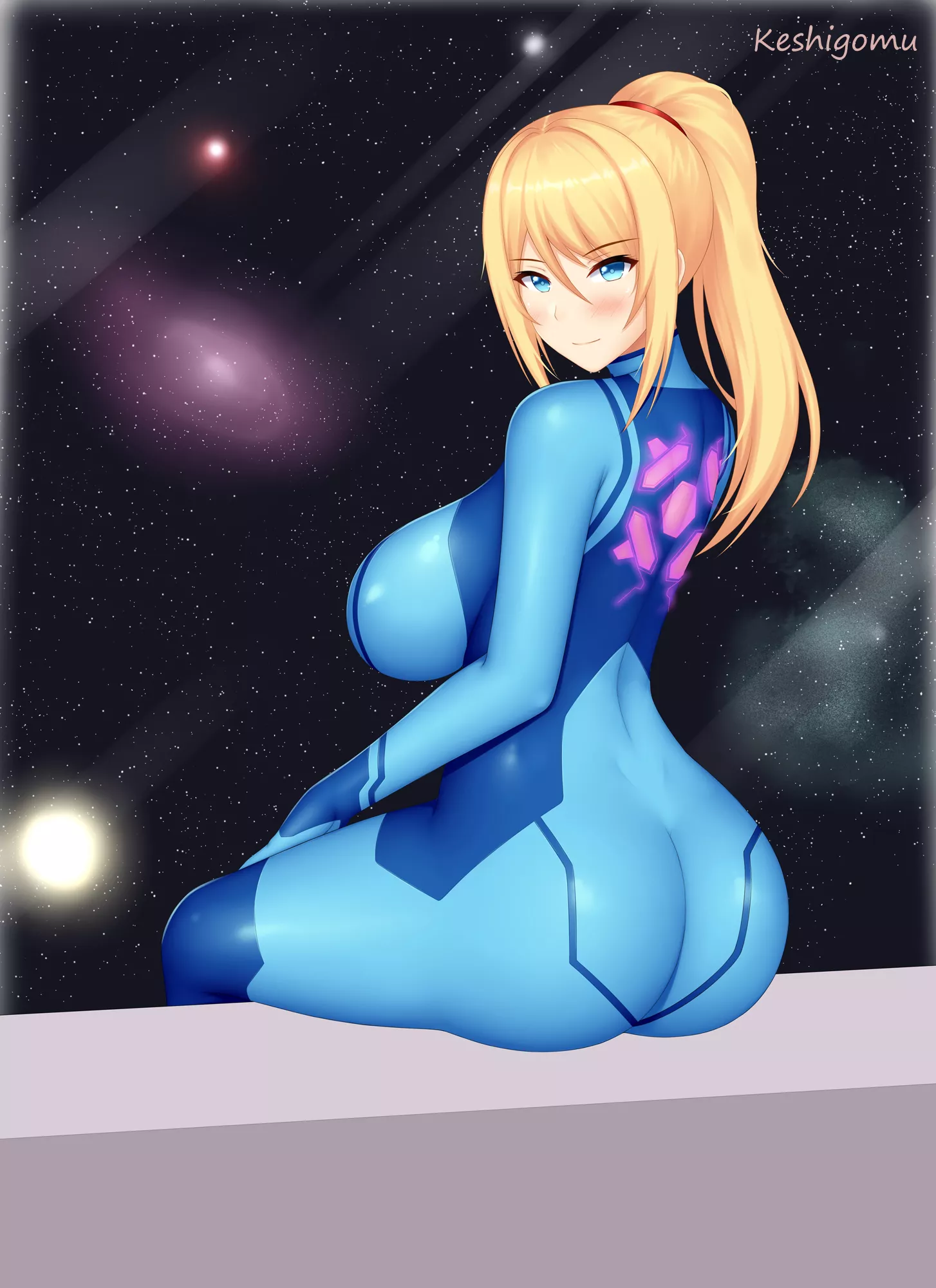 Watching The Stars With Samus (Keshigomu ) [Metroid]