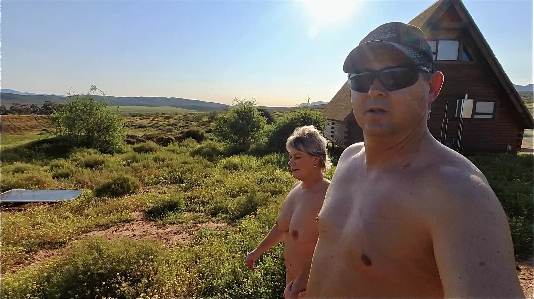 We took a naked walk in the felt in our latest video. It's now our new favorite thing to do. Love it!!!!