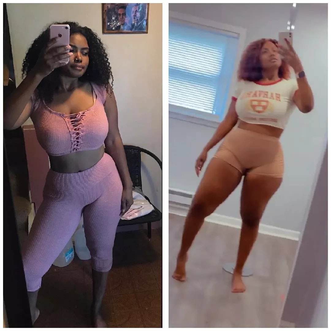 Weight gain (right is around 180 lbs)