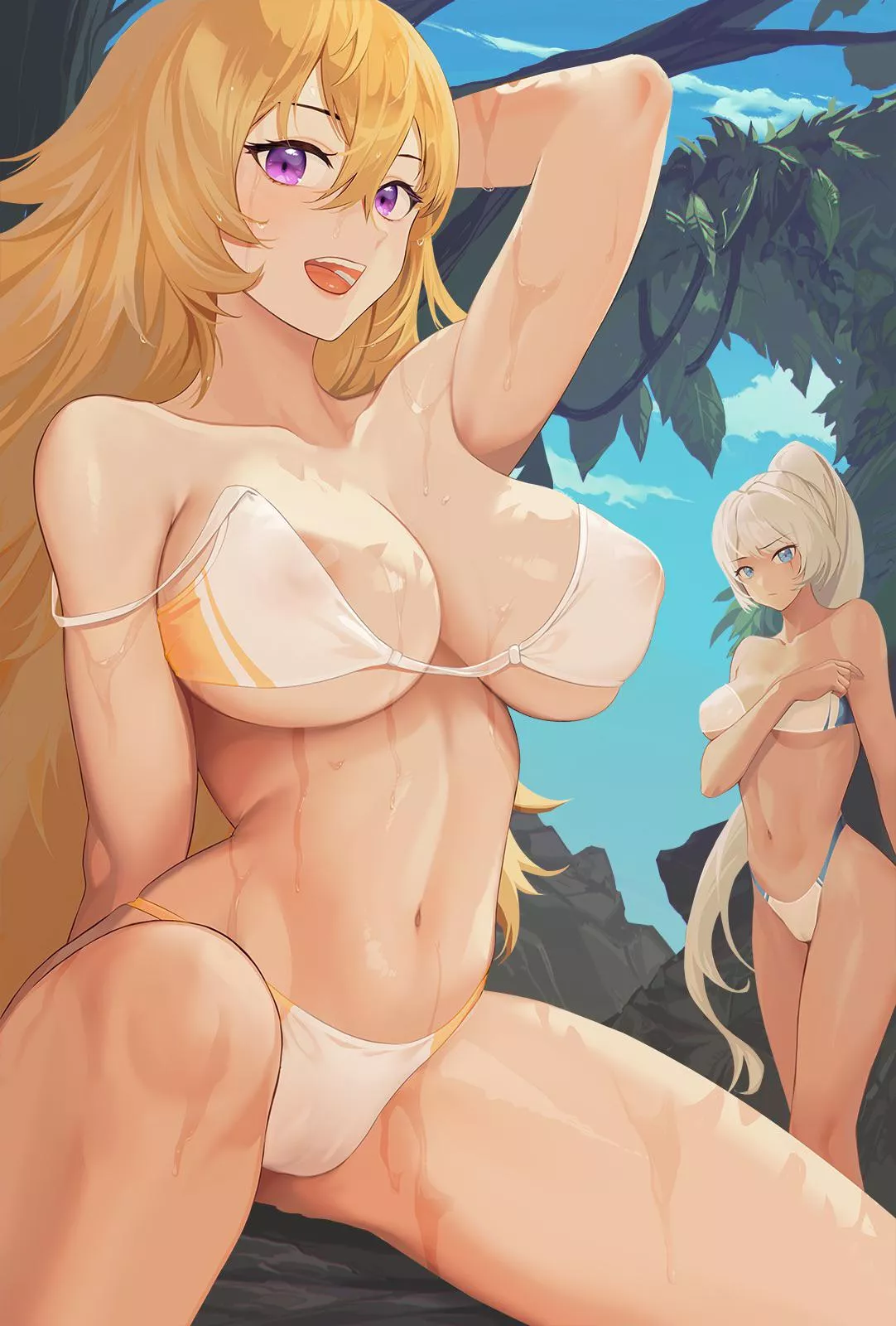 Weiss & Yang Having Some Jungle Fun (100Wang)