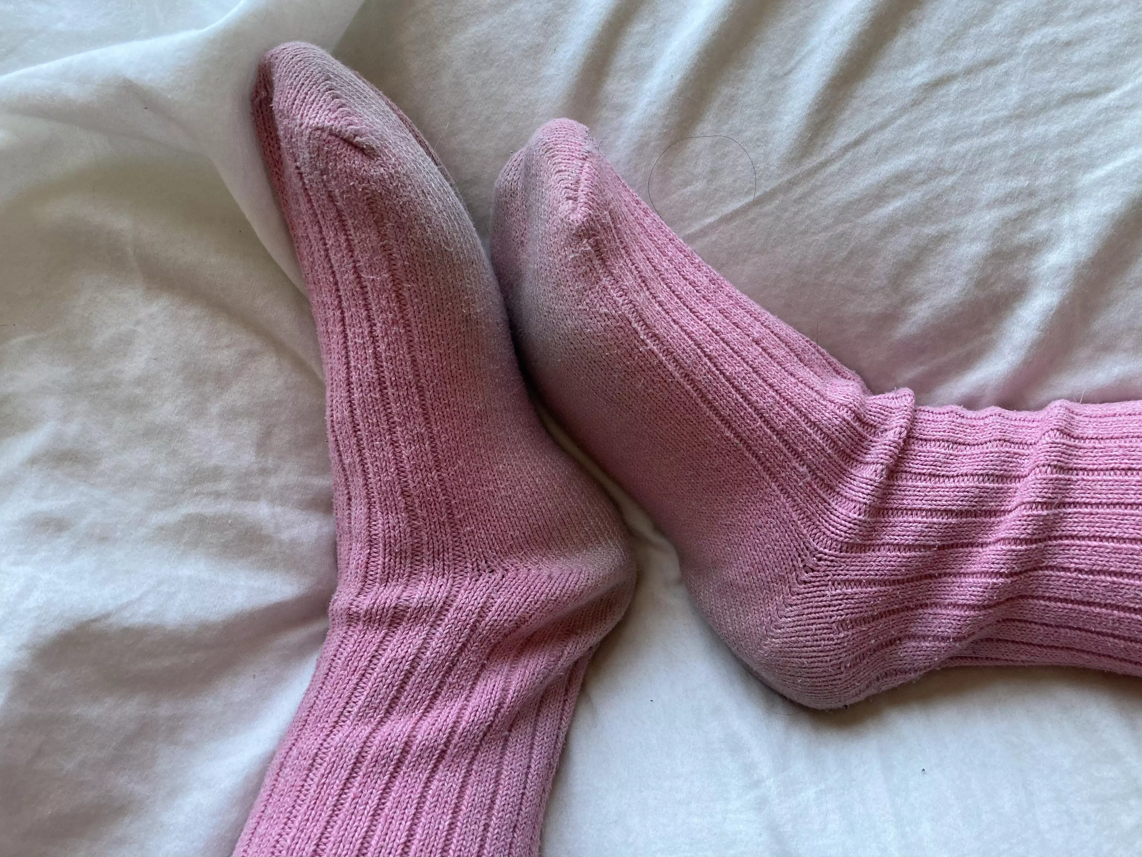 Well Worn Pink Socks