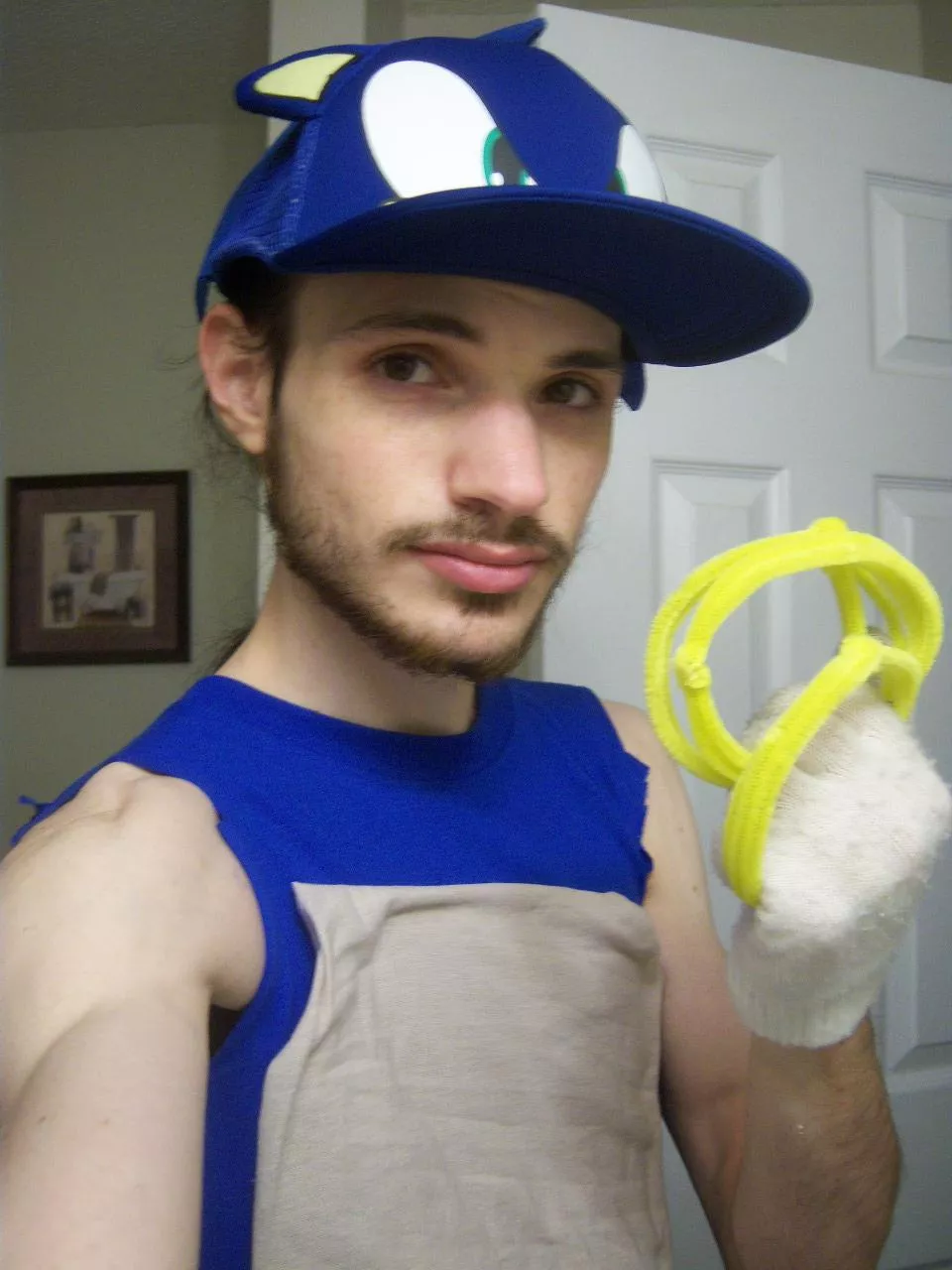 Went to work as Sonic, gotta go fast