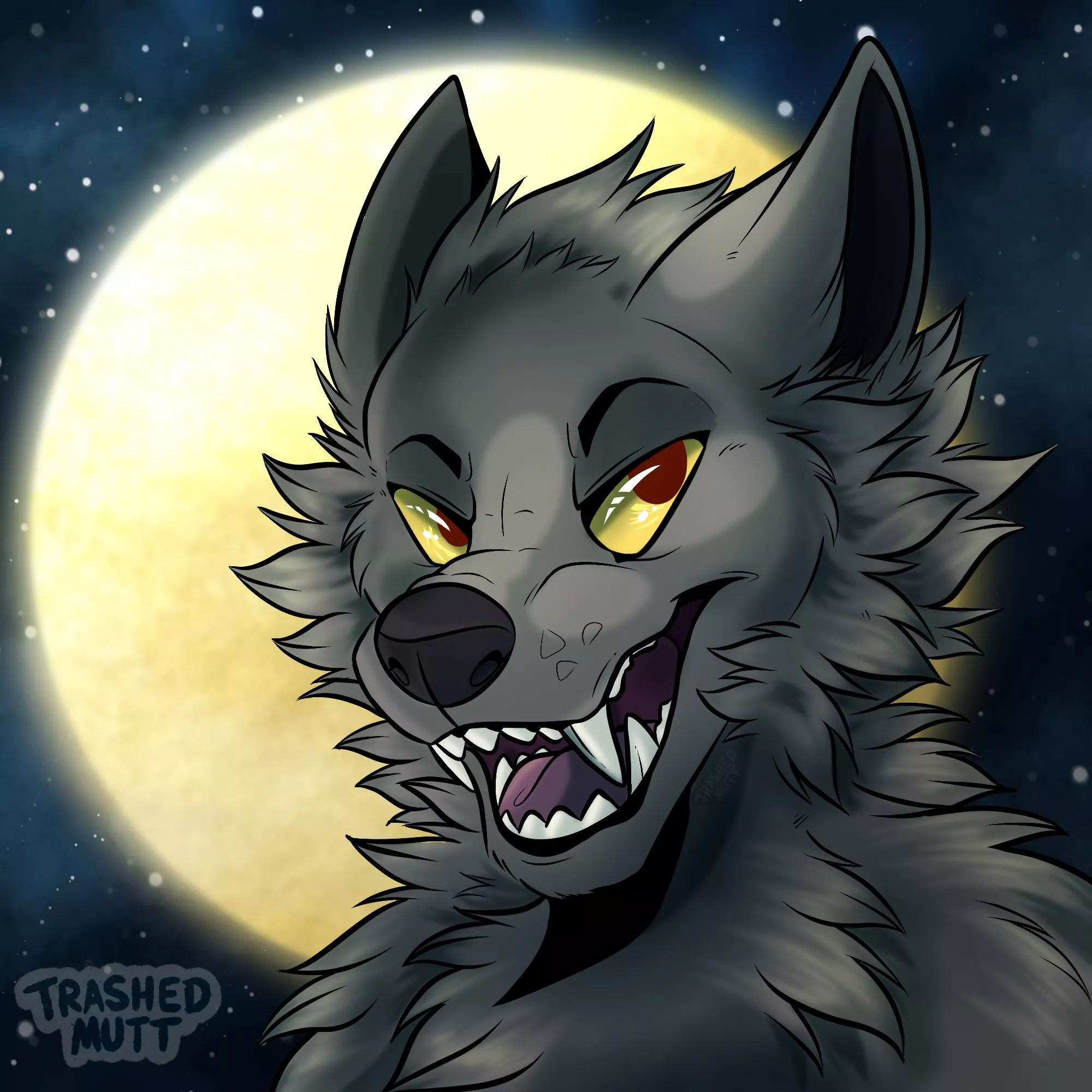 Werewolf Icon (Base is free for the weekend! Link in comments, by me - @trashedmutt on Twitter)