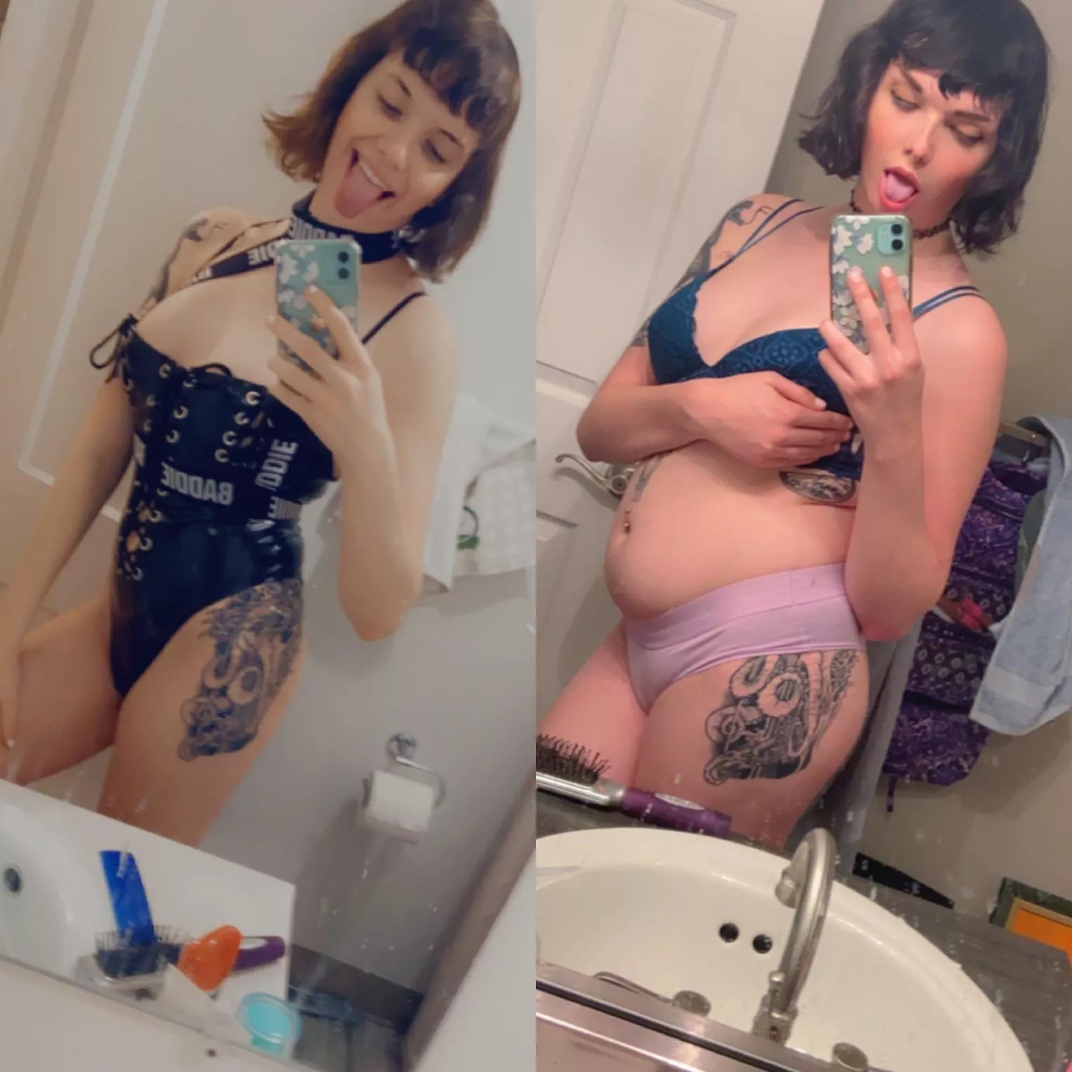 What 40 pounds in 4 months looks like on a girl