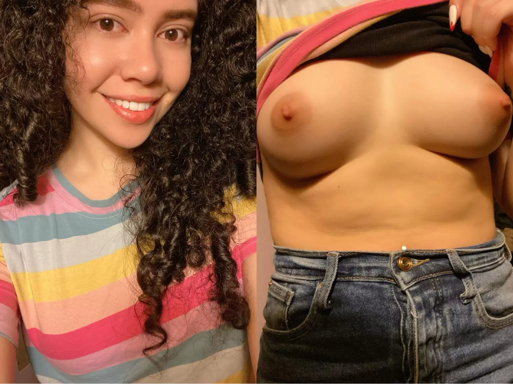 what did you notice [f]irst: my face or my tits :p ?